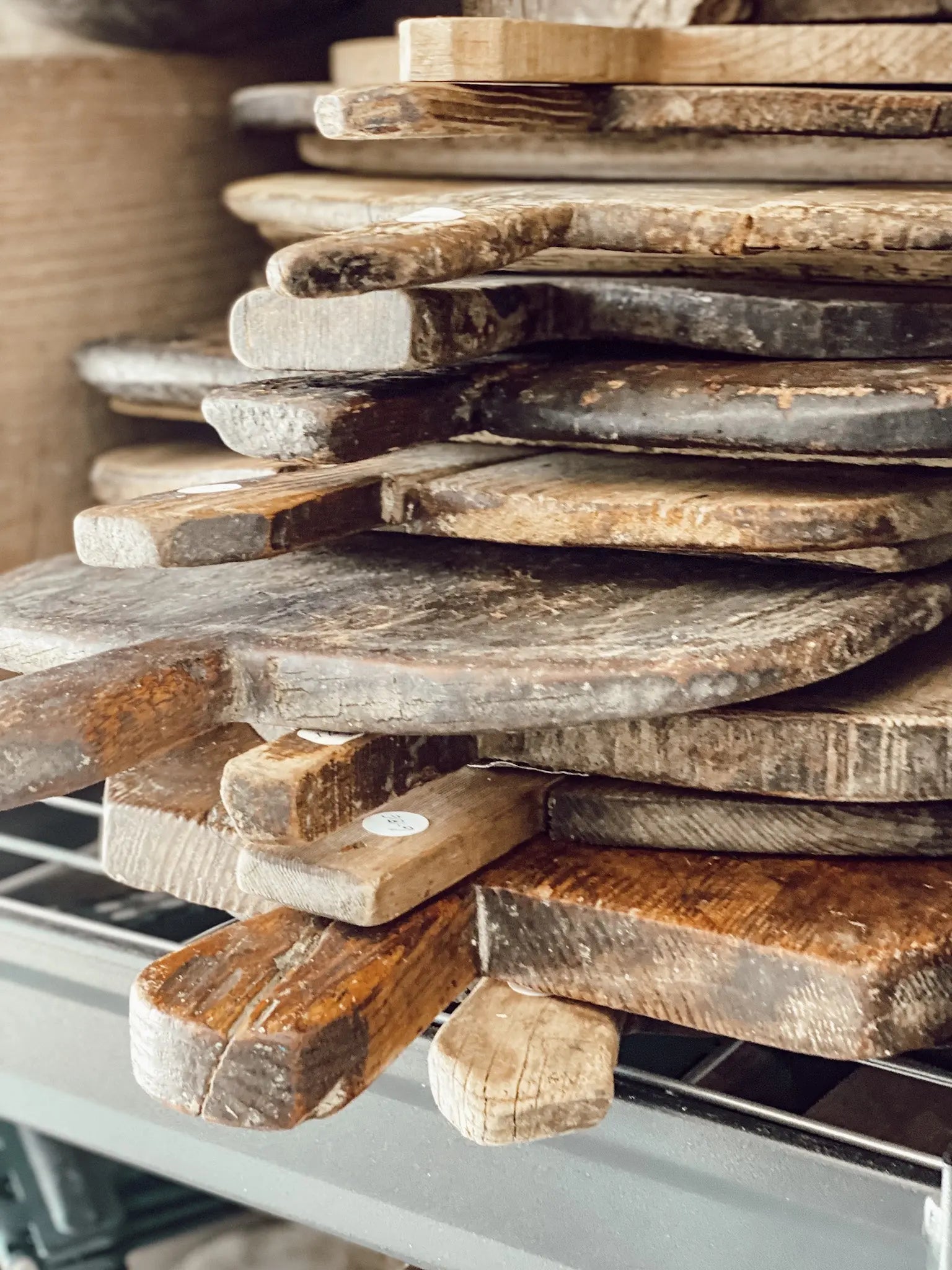 Antique Bread Boards | Vintage Risers & Trays - Debra Hall Lifestyle