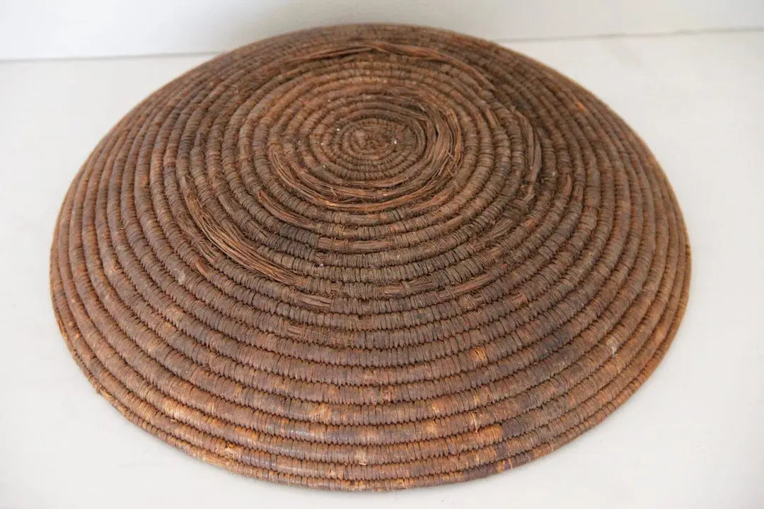 Antique African Basket | Hand Woven Bowl  Debra Hall Lifestyle
