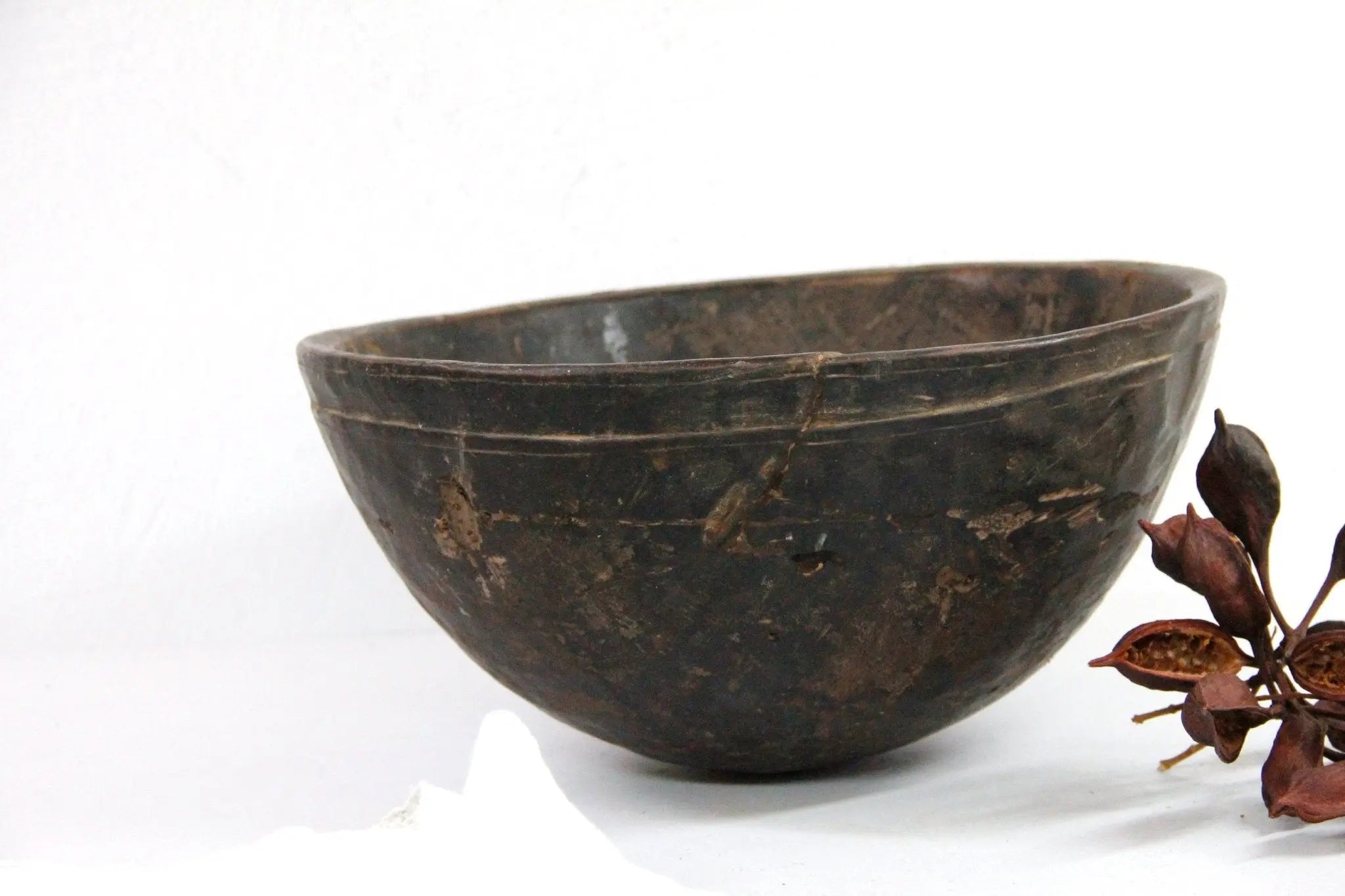 Antique African Wooden Bowl | Milking  Debra Hall Lifestyle