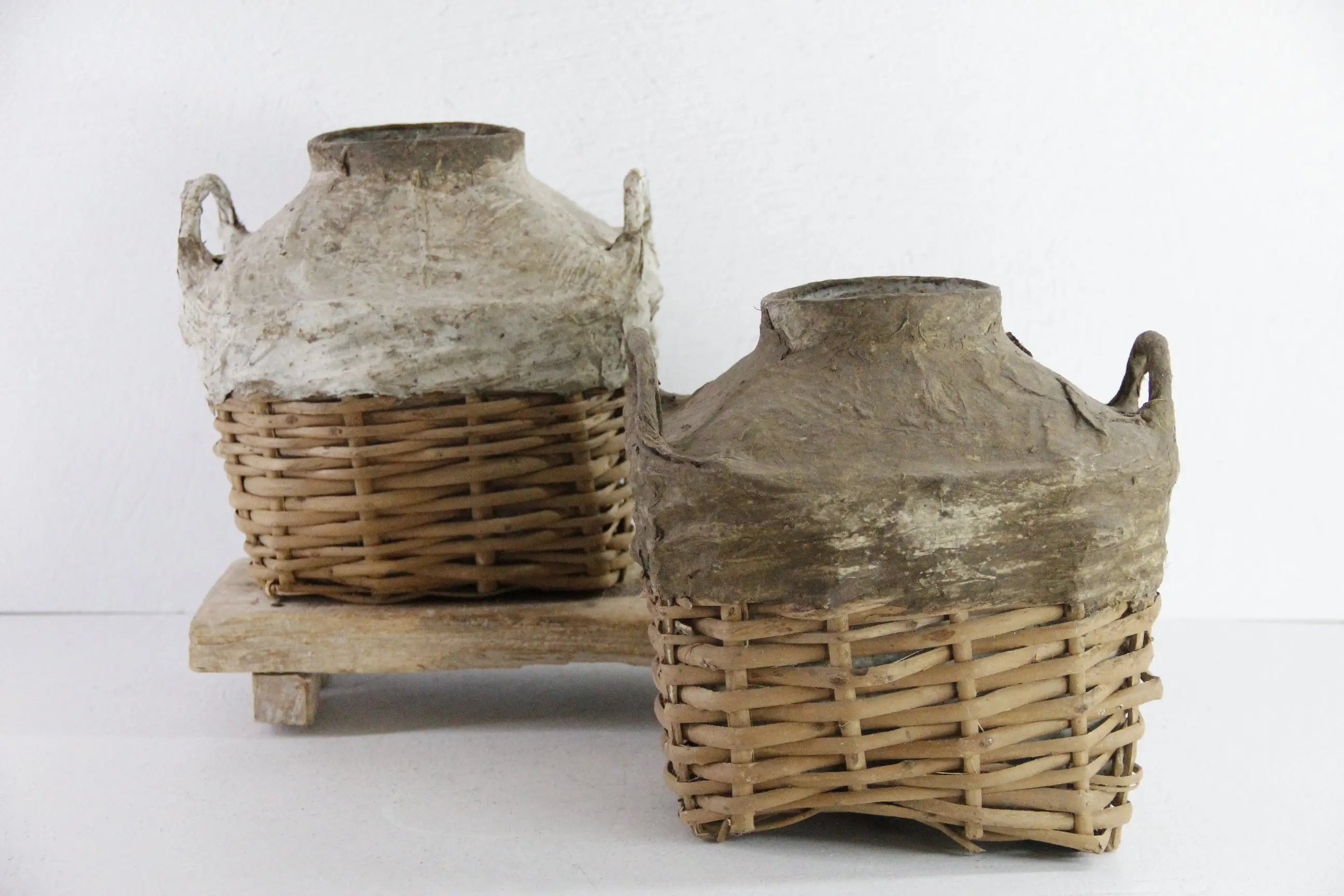 Antique Chinese Basket Shanxi | Willow vessel Food Storage Debra Hall Lifestyle