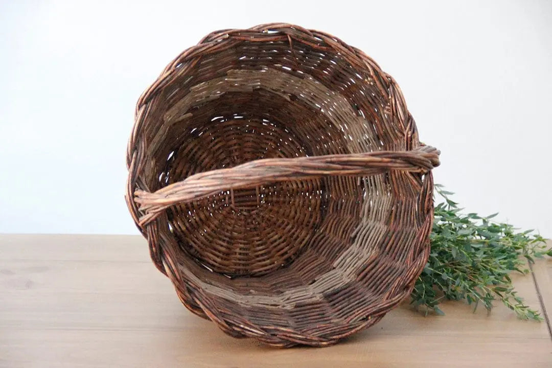 Antique French Basket | Hand Woven Harvest  Debra Hall Lifestyle
