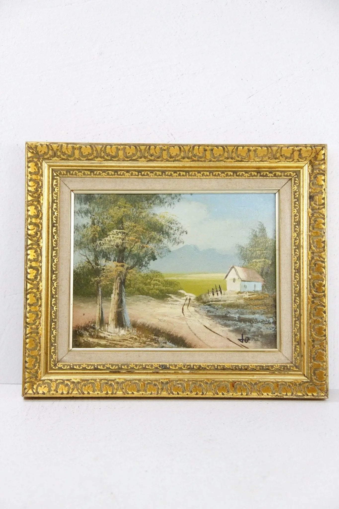 Antique French Painting | Country Lane  Debra Hall Lifestyle