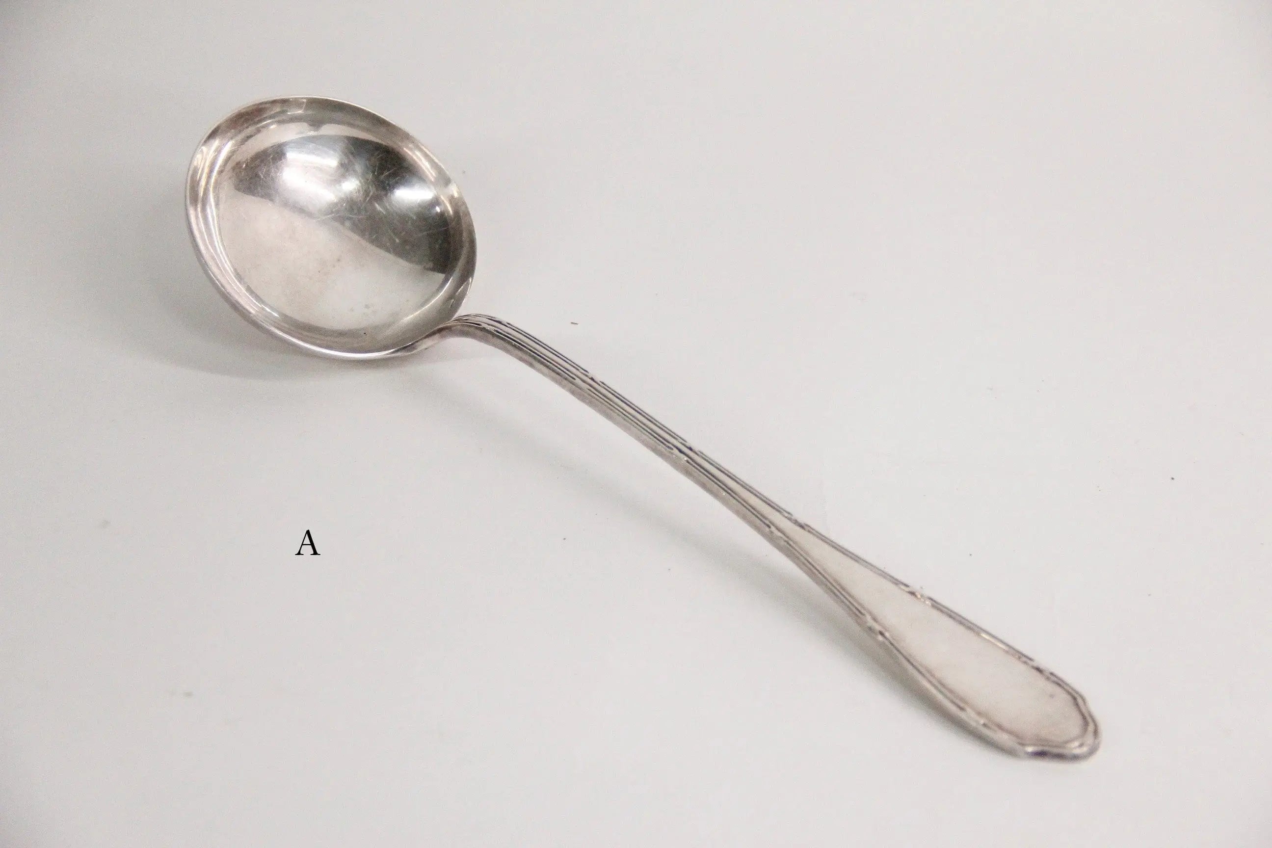 Antique French Silver Ladle | Large Hotelware  Debra Hall Lifestyle