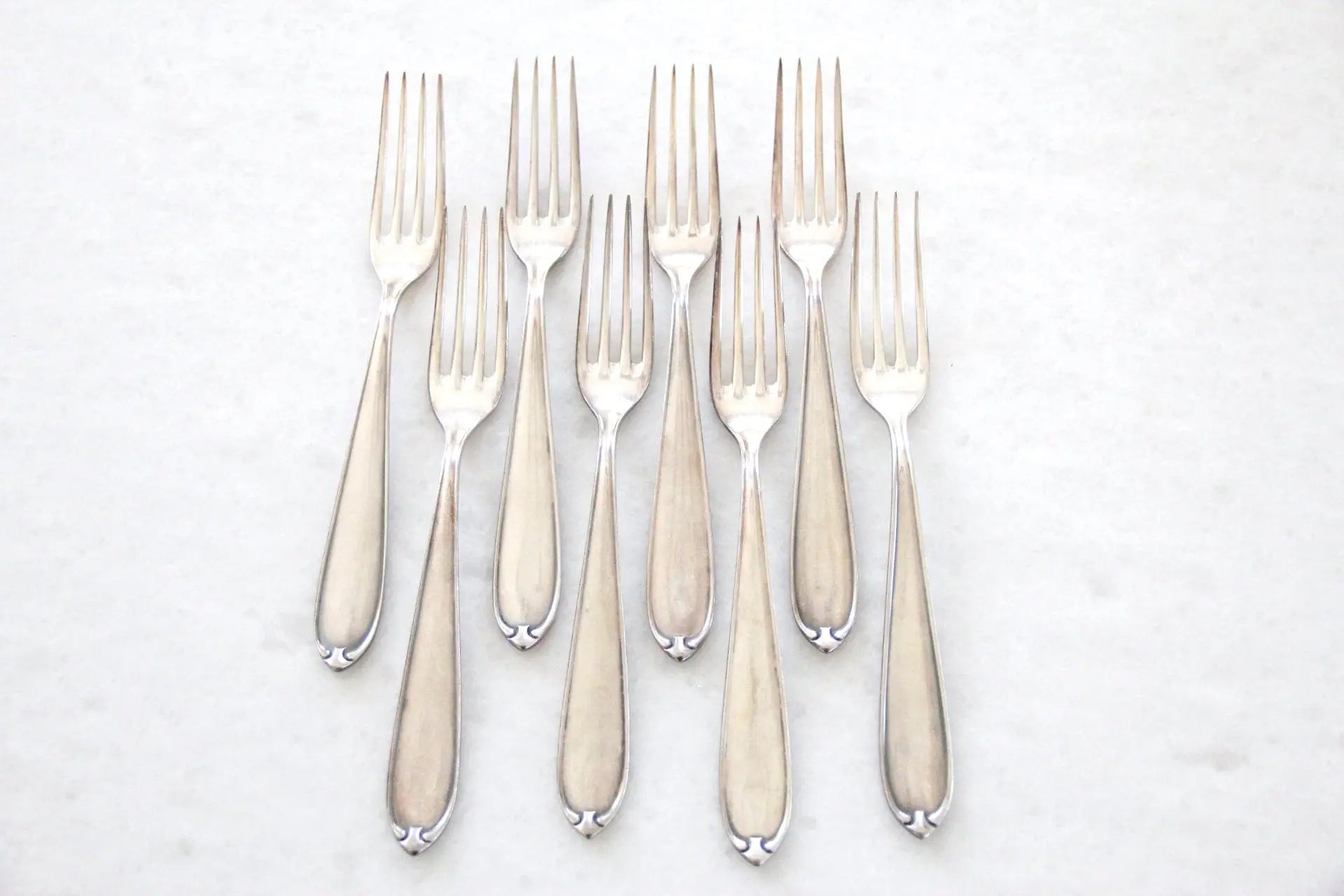 Antique Hotel Flatware | Forks 8 Pcs. Debra Hall Lifestyle