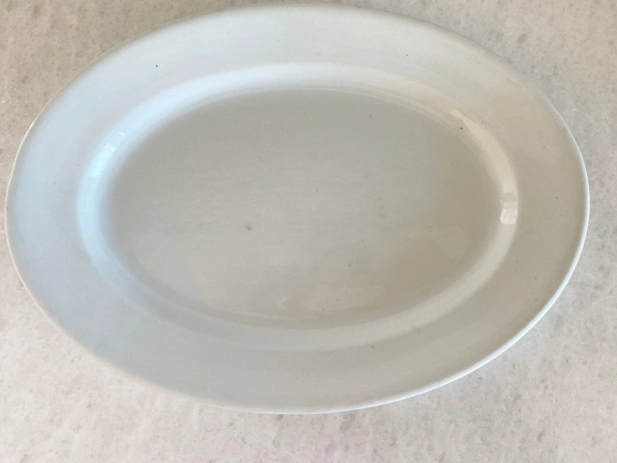 Antique Ironstone Platter | 1864-92 H. Burgess Serveware Debra Hall Lifestyle