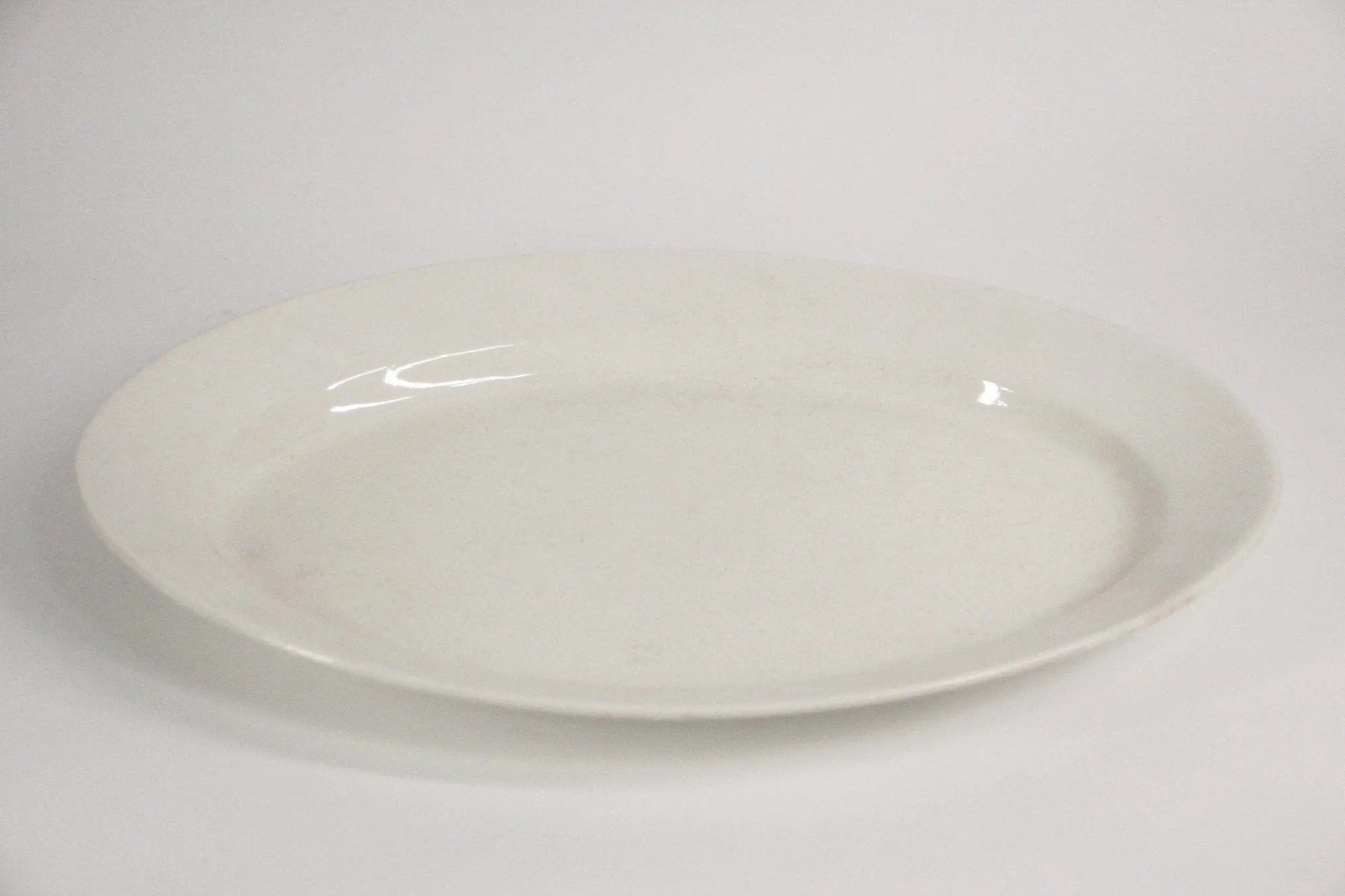 Antique Ironstone Platter | England | Deep Welled Debra Hall Lifestyle