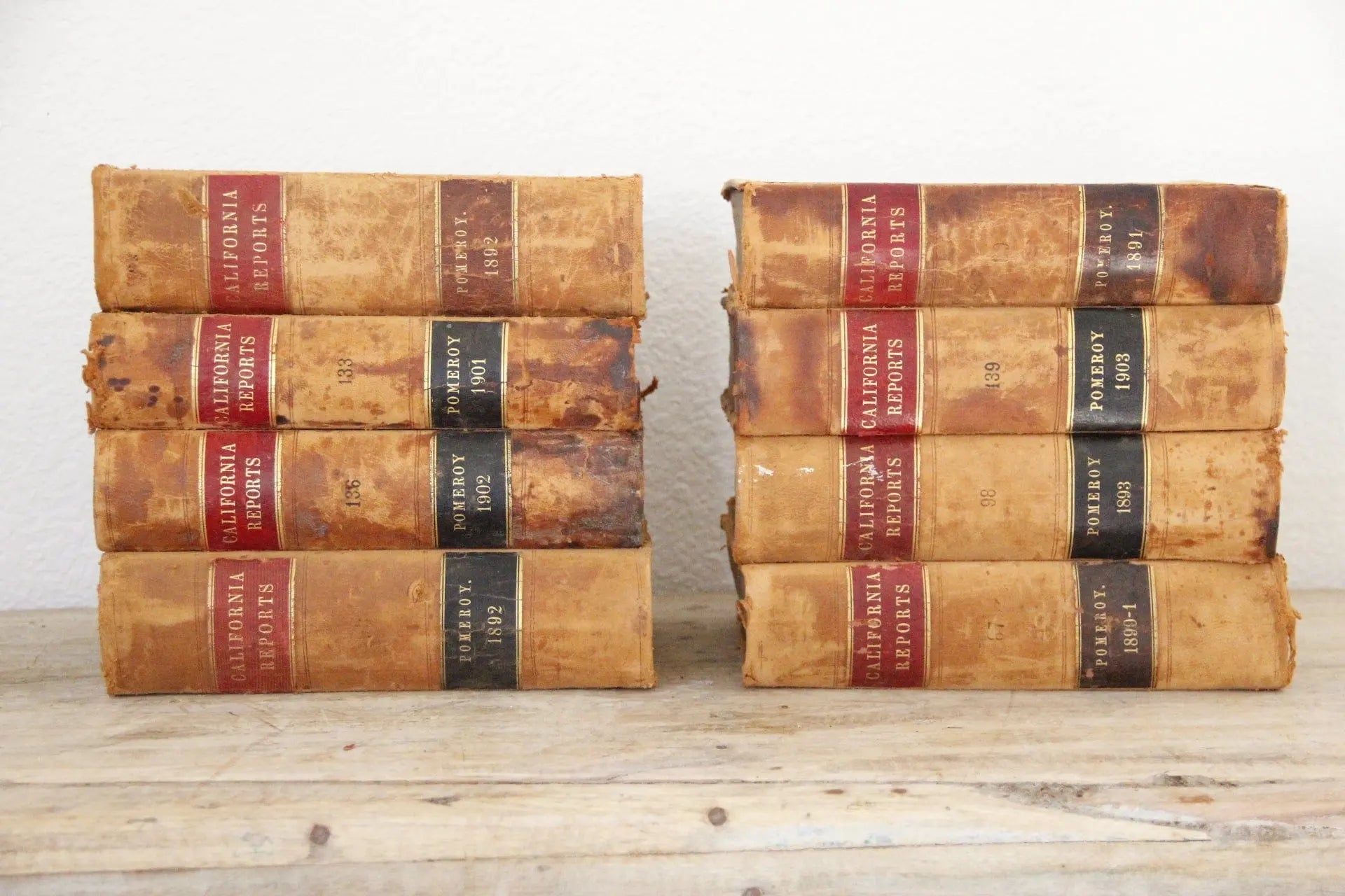 Antique Leather Law Books | Each  Debra Hall Lifestyle