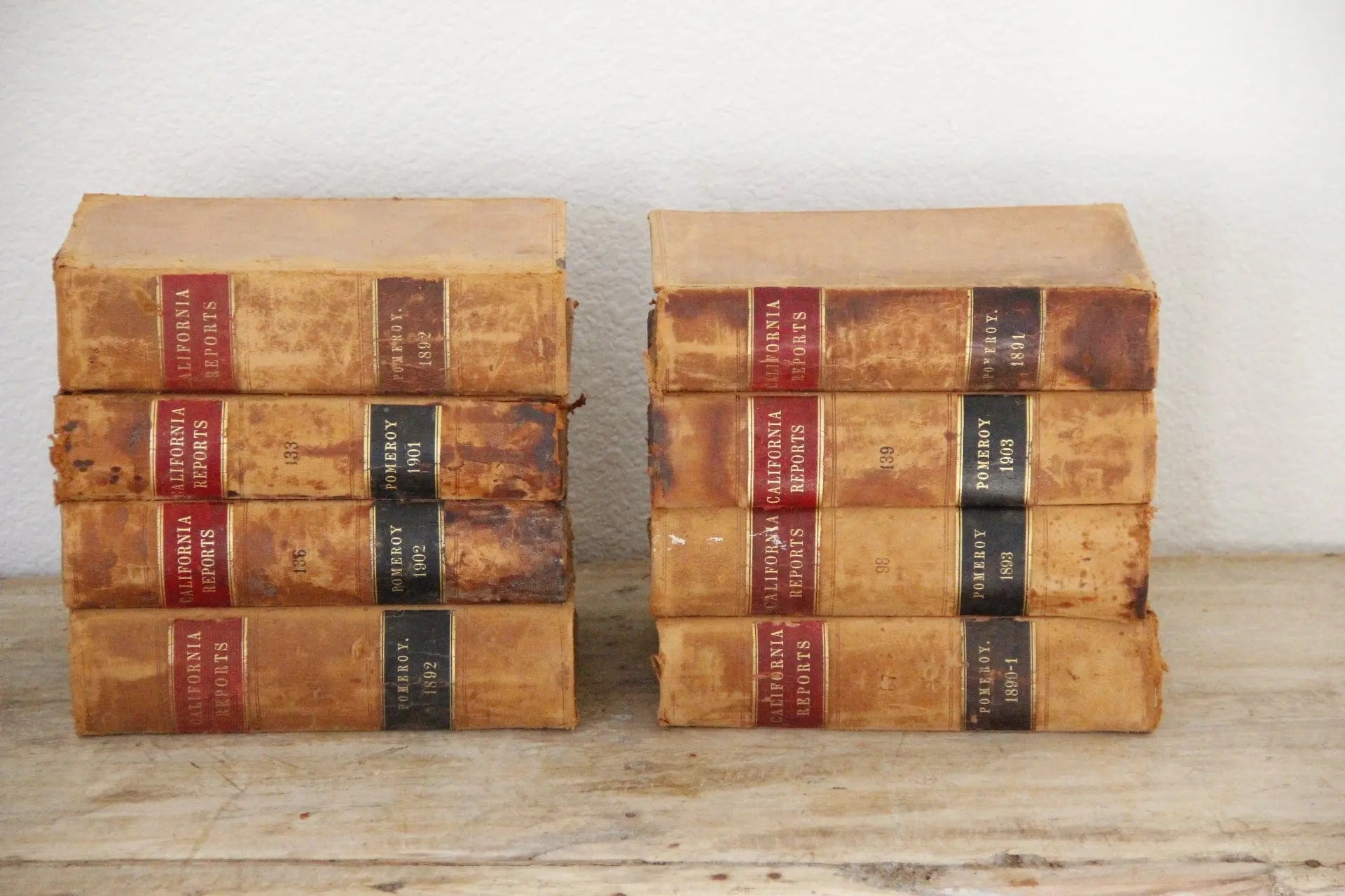 Antique Leather Law Books | Each  Debra Hall Lifestyle