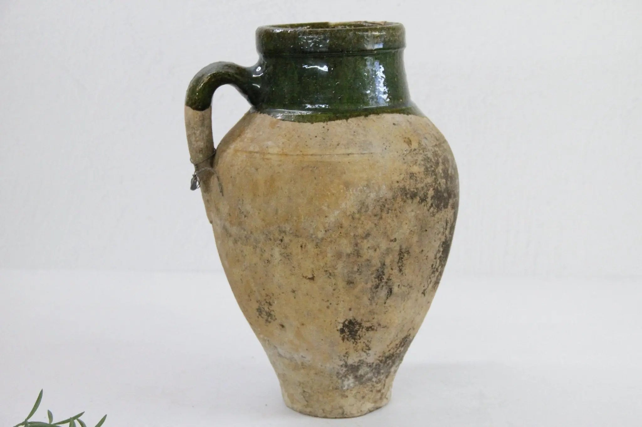 Antique Olive Jar | Wabi-Sabi Vessel  Debra Hall Lifestyle