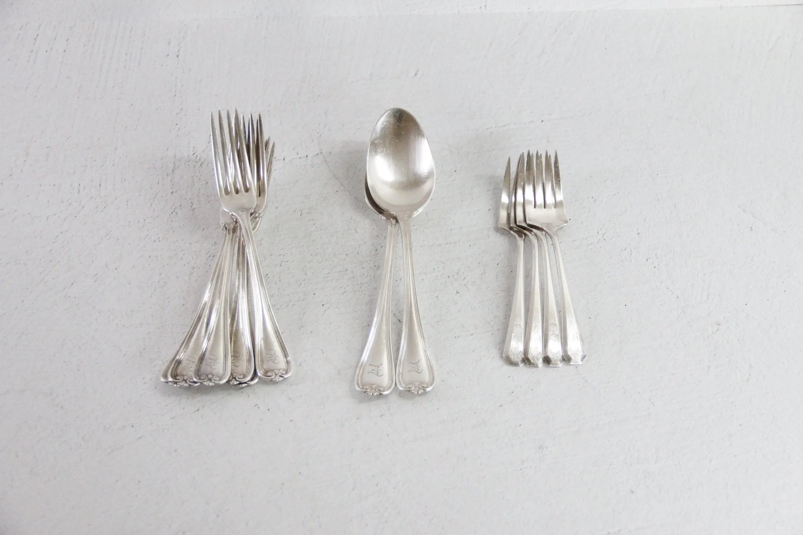 Antique Silver Flatware Set | 1847 Rogers Bros. Silverware Debra Hall Lifestyle