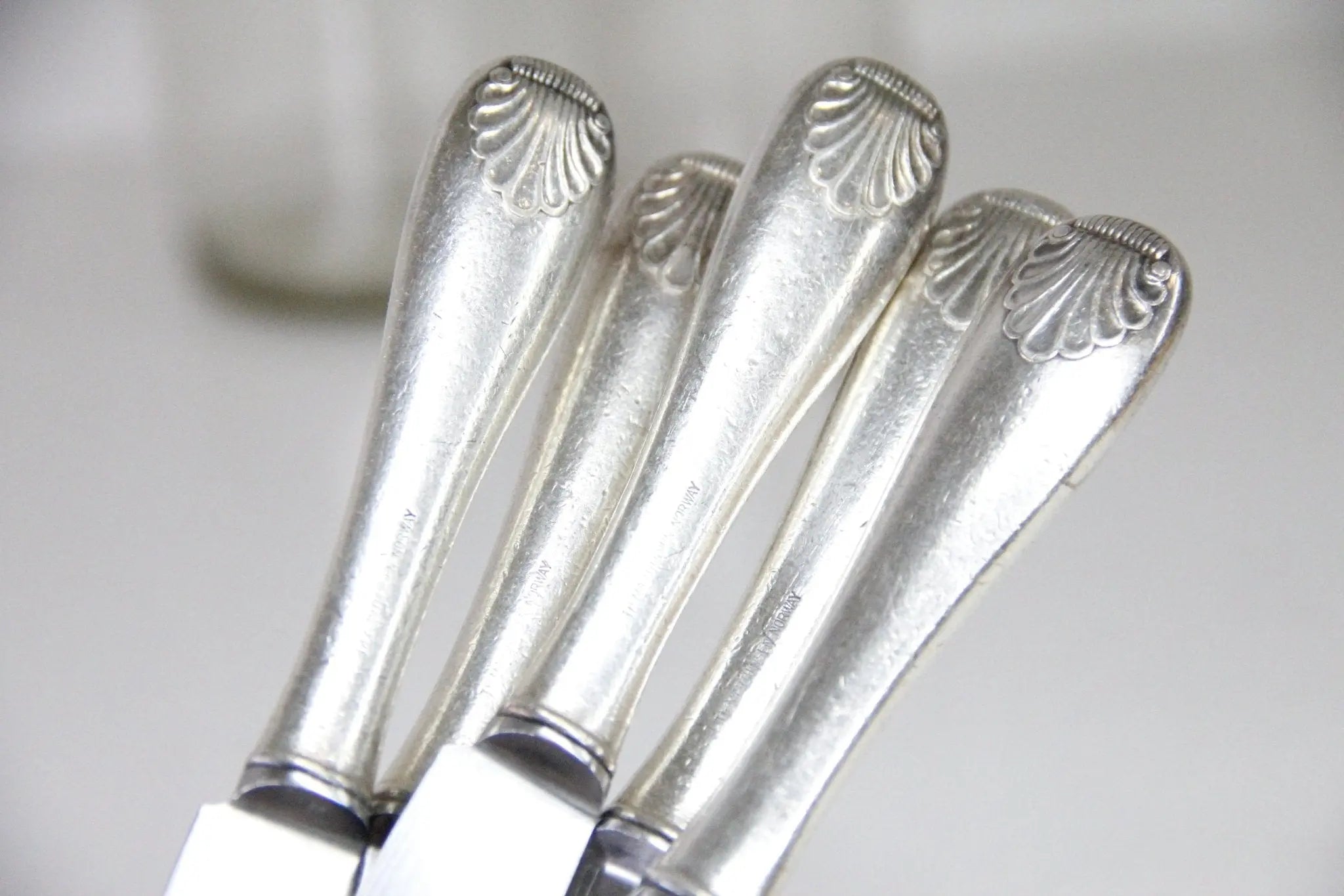 Antique Silver Flatware | European Hotel Knives  Debra Hall Lifestyle