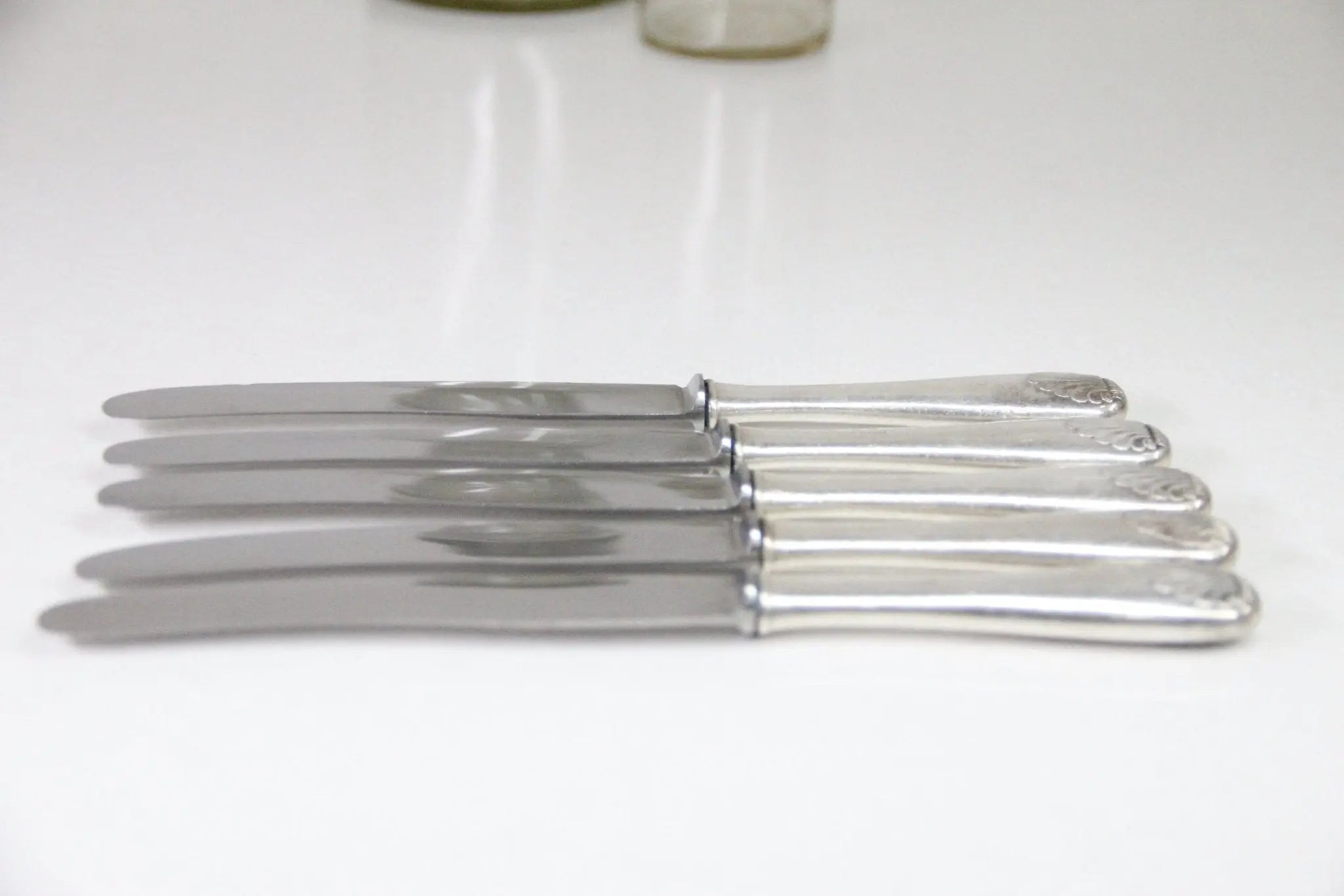 Antique Silver Flatware | European Hotel Knives  Debra Hall Lifestyle