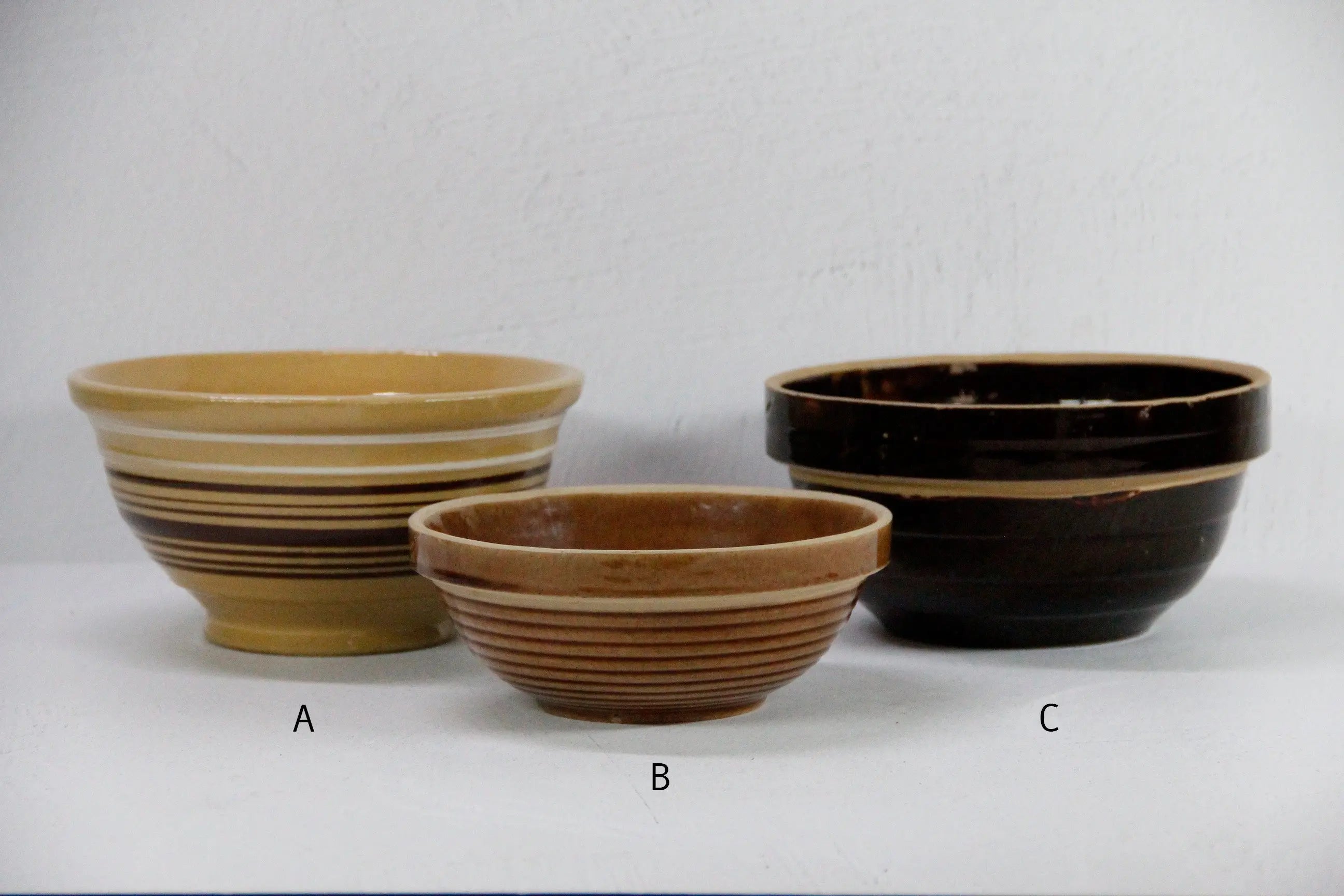 Antique Stoneware Bowl | Mixing Bowl Assorted Debra Hall Lifestyle