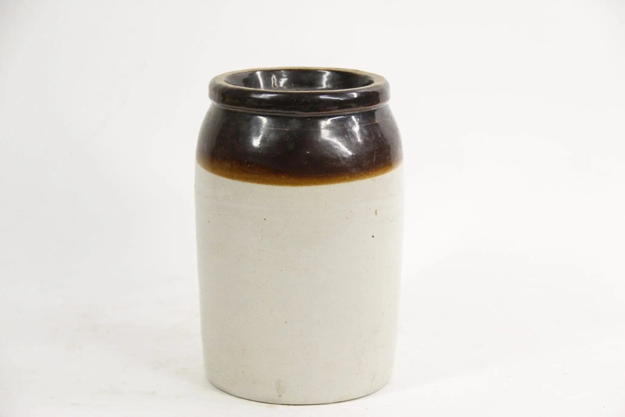 Antique Stoneware Canning Crock | Late 1800s Two Tone  Debra Hall Lifestyle