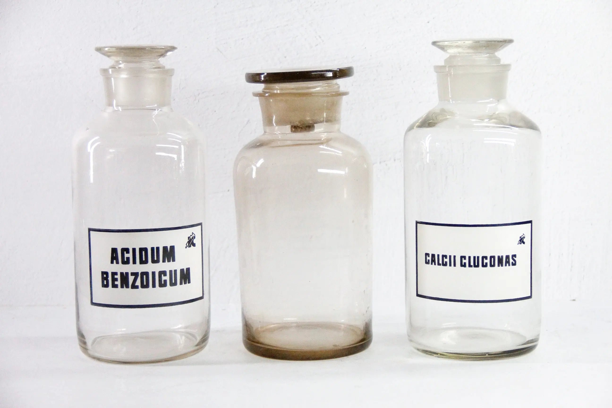 Assorted Antique Apothecary Bottle | European Glass Jar Pharmacy Debra Hall Lifestyle