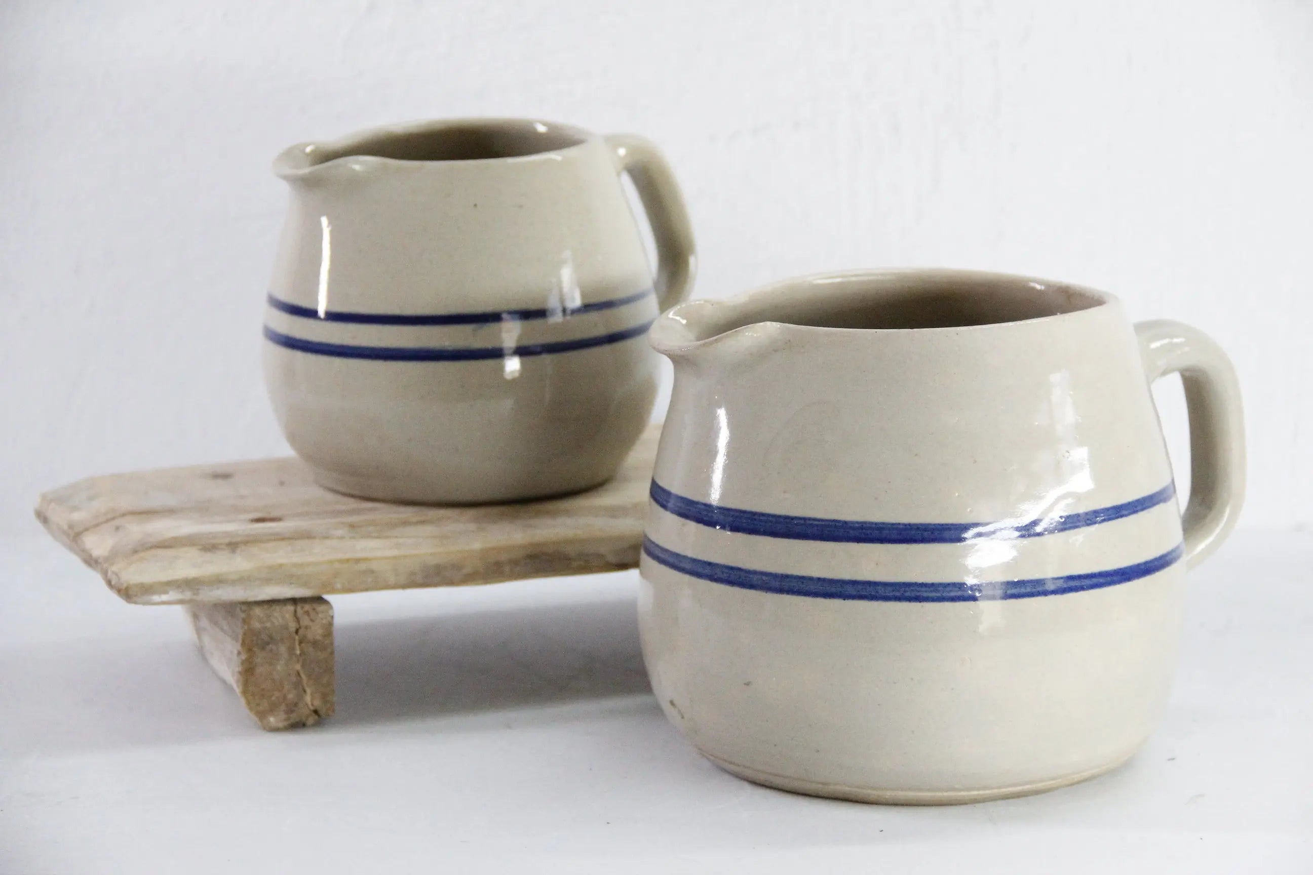 Assorted Antique Stoneware Pitcher Marshall | Blue Band Debra Hall Lifestyle