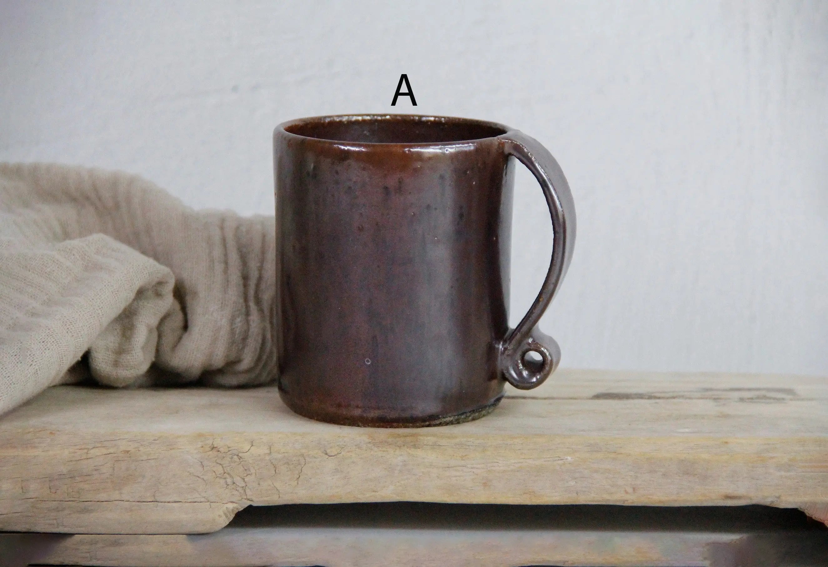 Assorted Handmade Pottery Mugs | Vintage Cup-Studio Art Debra Hall Lifestyle