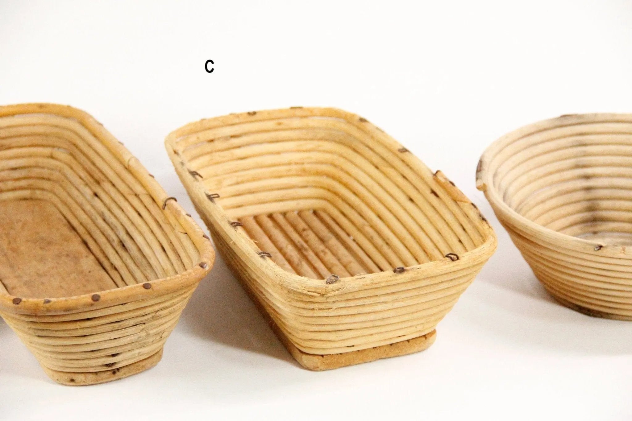 Assorted Vintage French Bread Proofing Basket | Banneton  Debra Hall Lifestyle