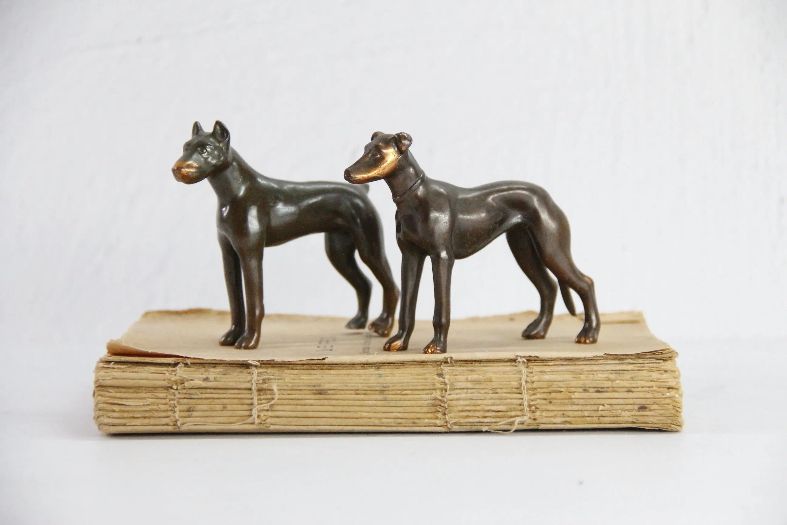 Bronze Dog Statue | Art Deco Doberman Pinscher Small Debra Hall Lifestyle