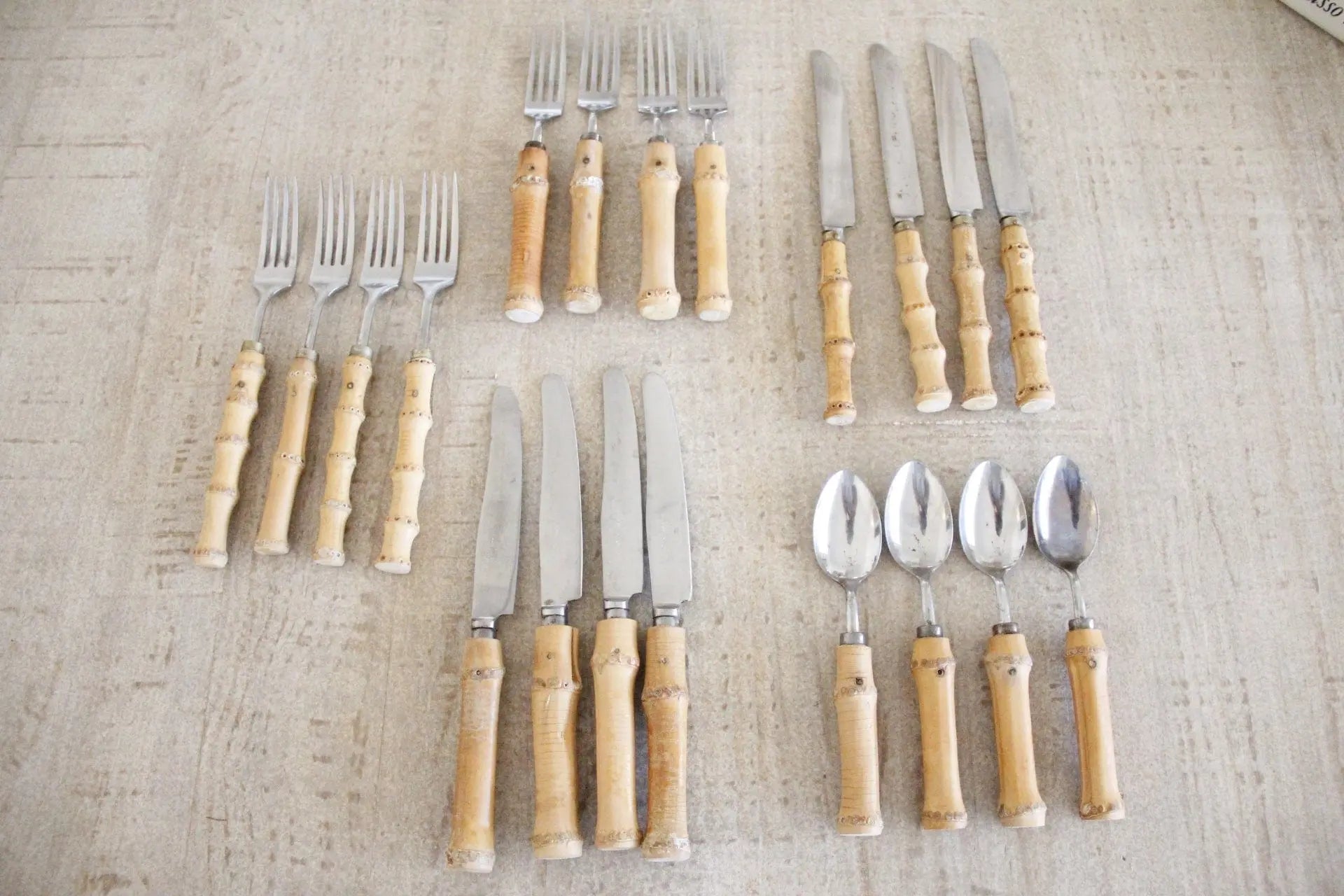 Calhawaii Bamboo Flatware | Occupied Japan 1947 Debra Hall Lifestyle