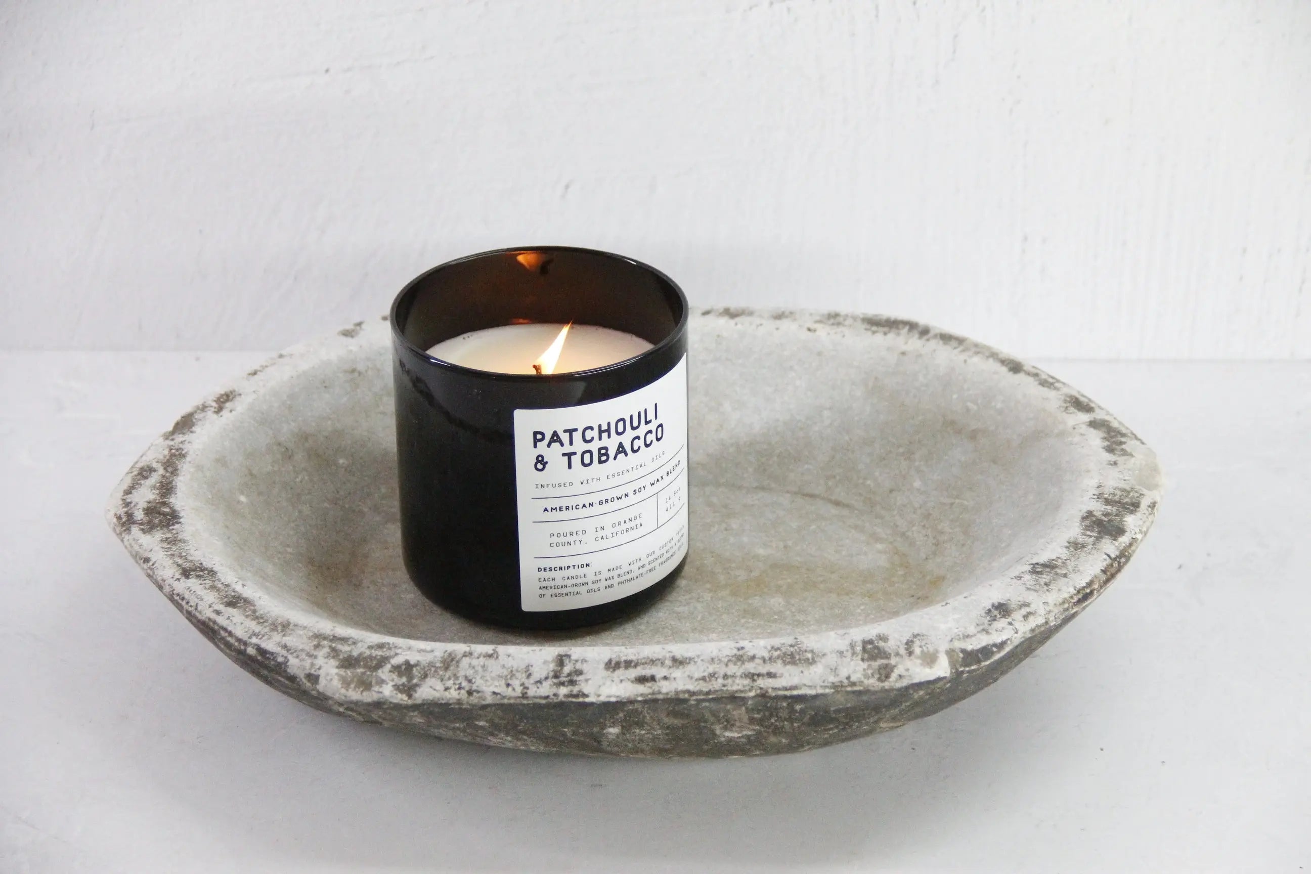 Carved Stone Tray | Antique Limestone Catchall Debra Hall Lifestyle