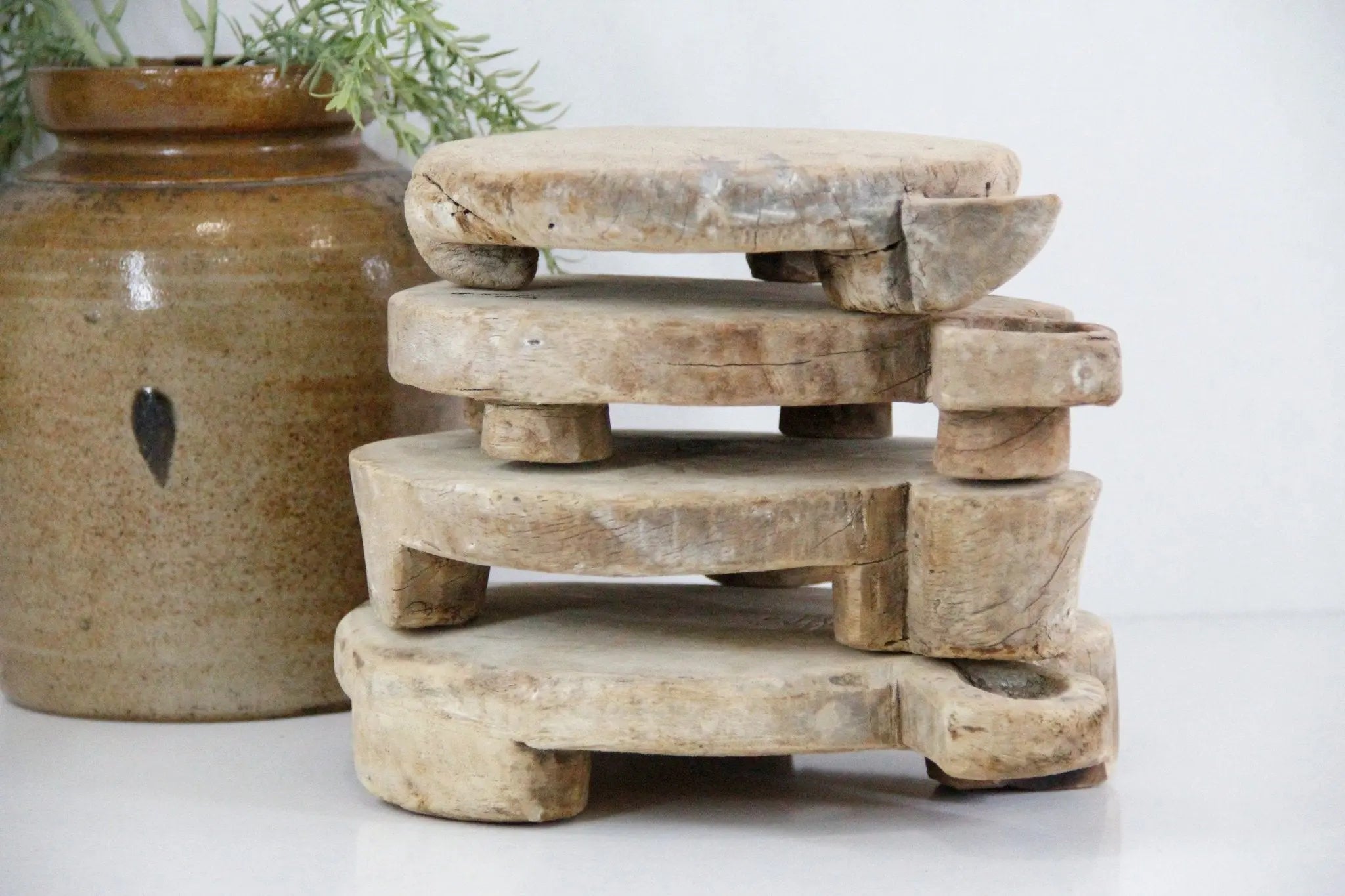 Chapati Board Vintage Round Debra Hall Lifestyle