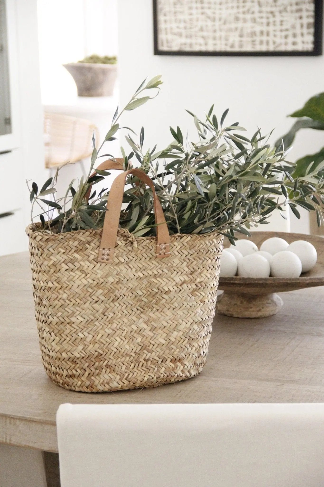 French Market Basket | Assorted Sizes | Tote  Debra Hall Lifestyle