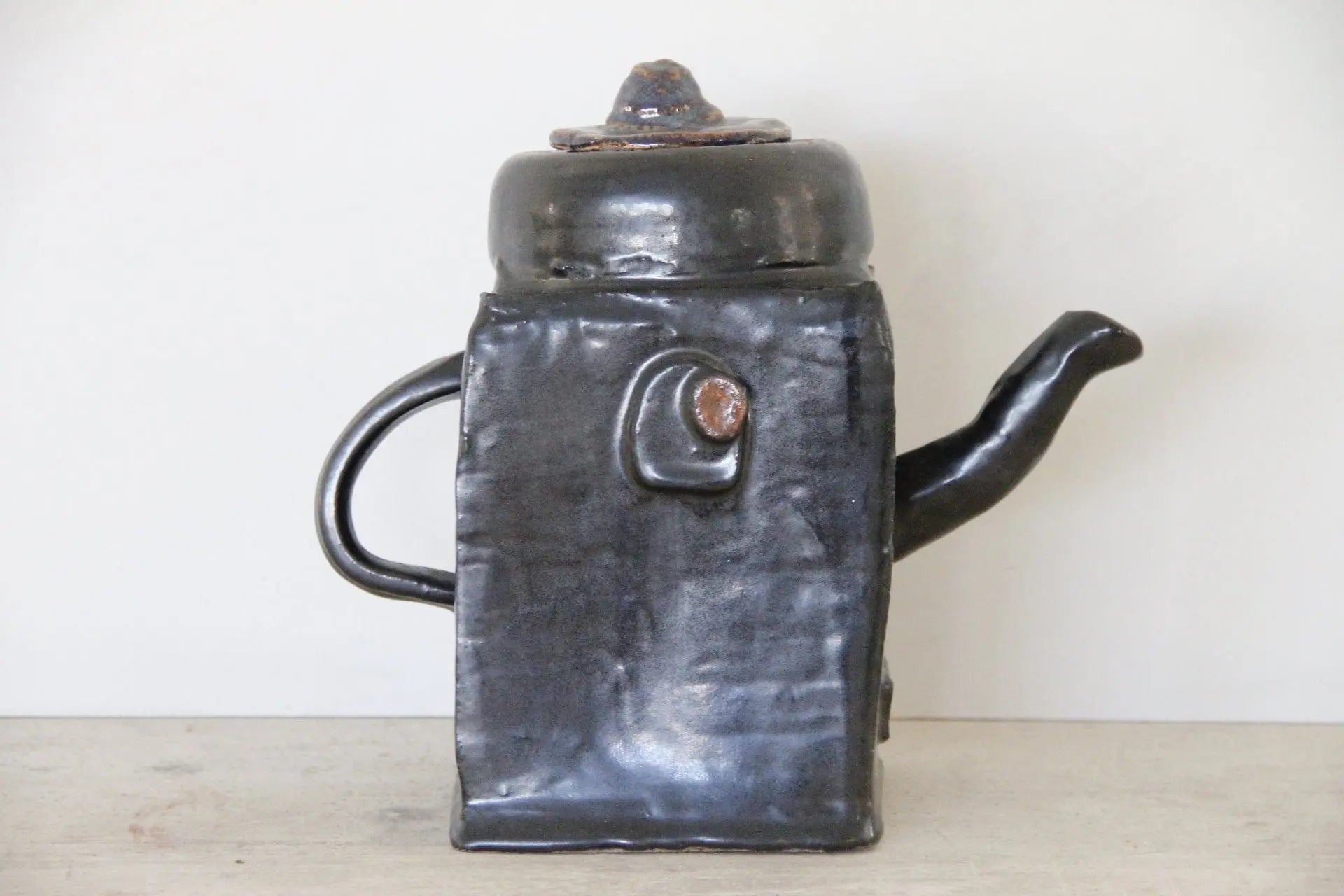 Midcentury Studio Pottery Coffee Pot | Serveware Debra Hall Lifestyle