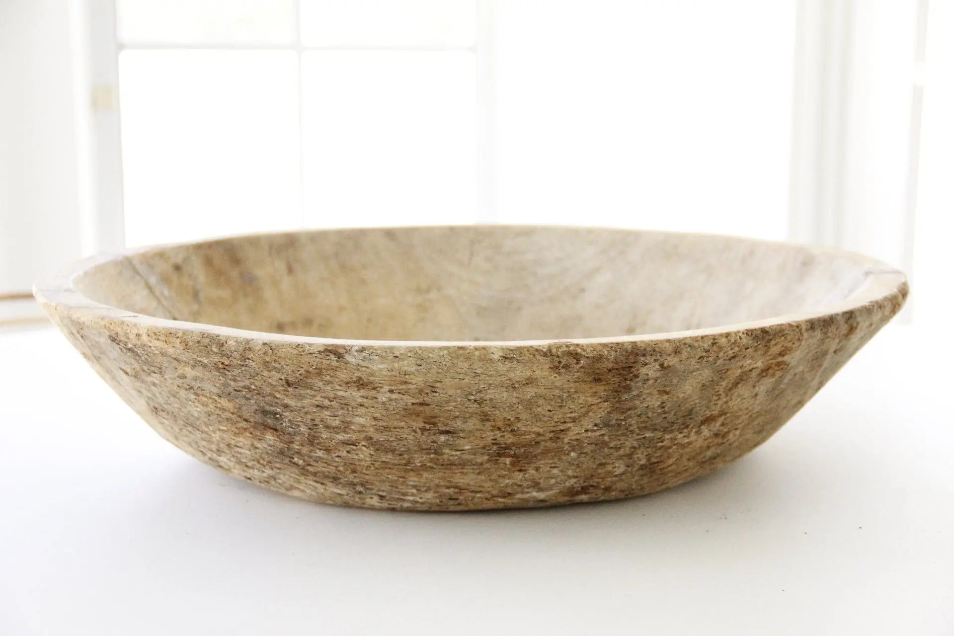 Old Wood Bowl | XL Dough Bowl  Debra Hall Lifestyle