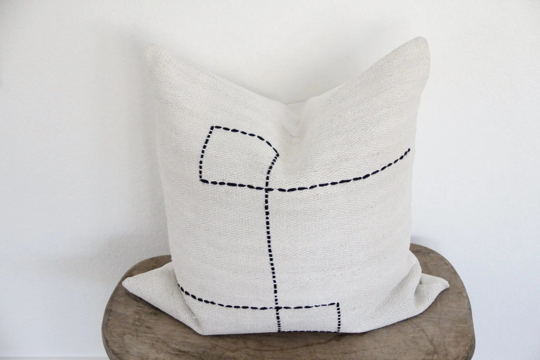 Organic Berber Hemp Pillow | Vintage  Debra Hall Lifestyle