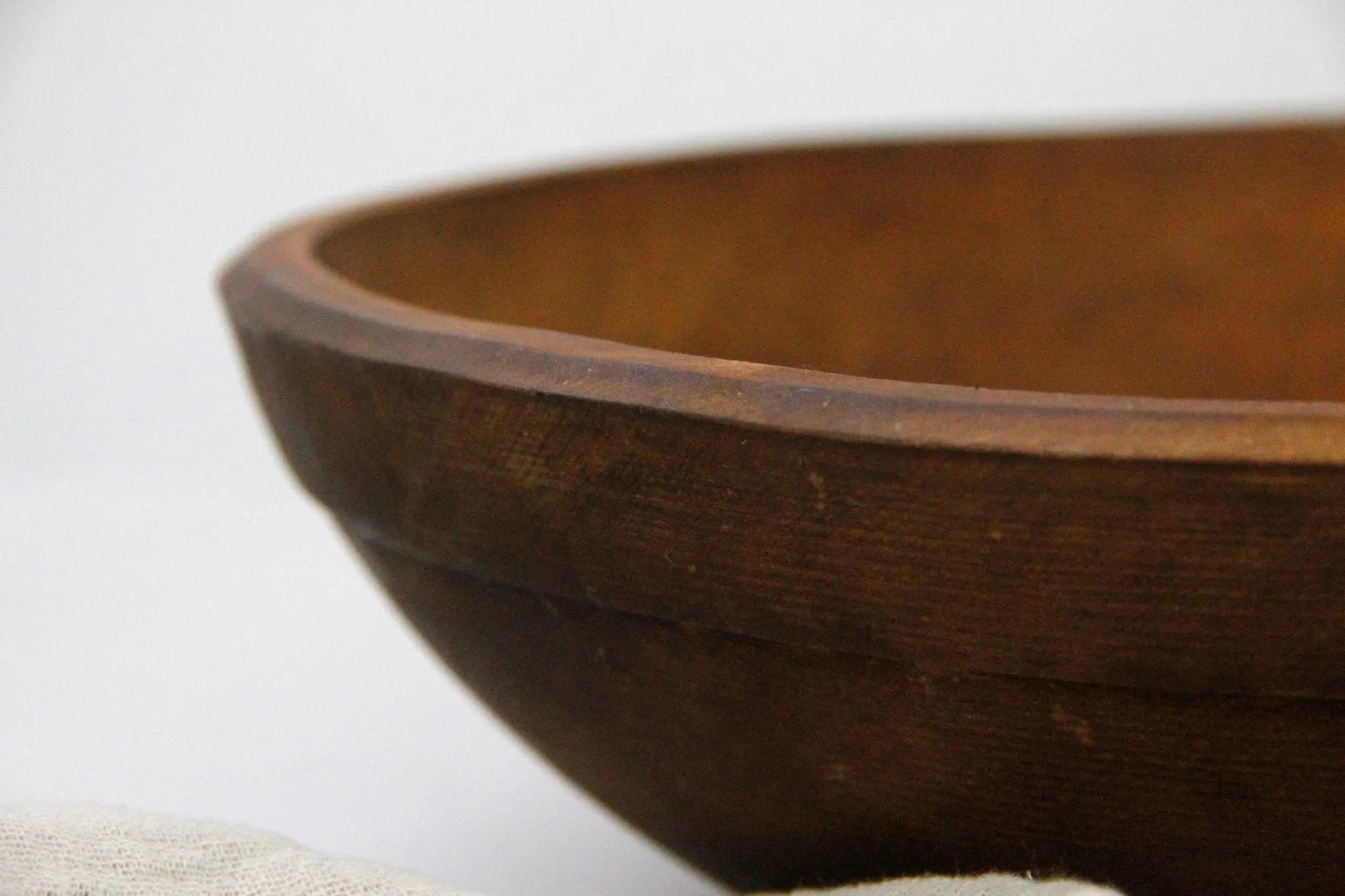 Rustic Wooden Dough Bowl | Americana  Debra Hall Lifestyle