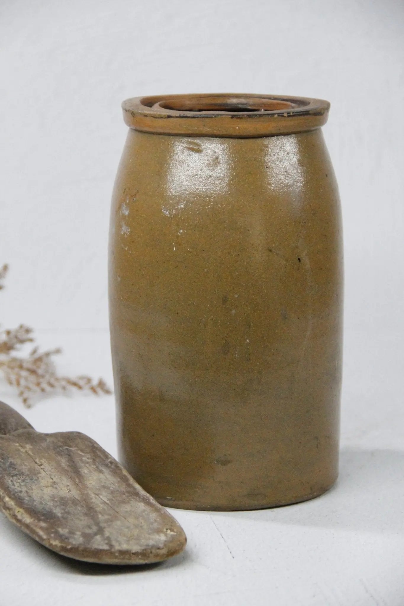 Salt Glazed Crock | Canning Jar  Debra Hall Lifestyle