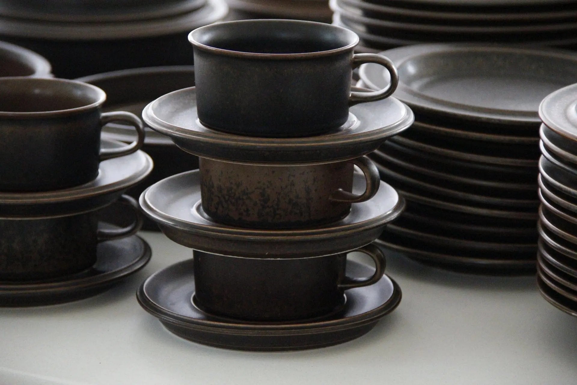 Ulla Procopé for Arabia of Finland Ruska Dinnerware & Serving Pcs. | Assorted  Pottery  Debra Hall Lifestyle