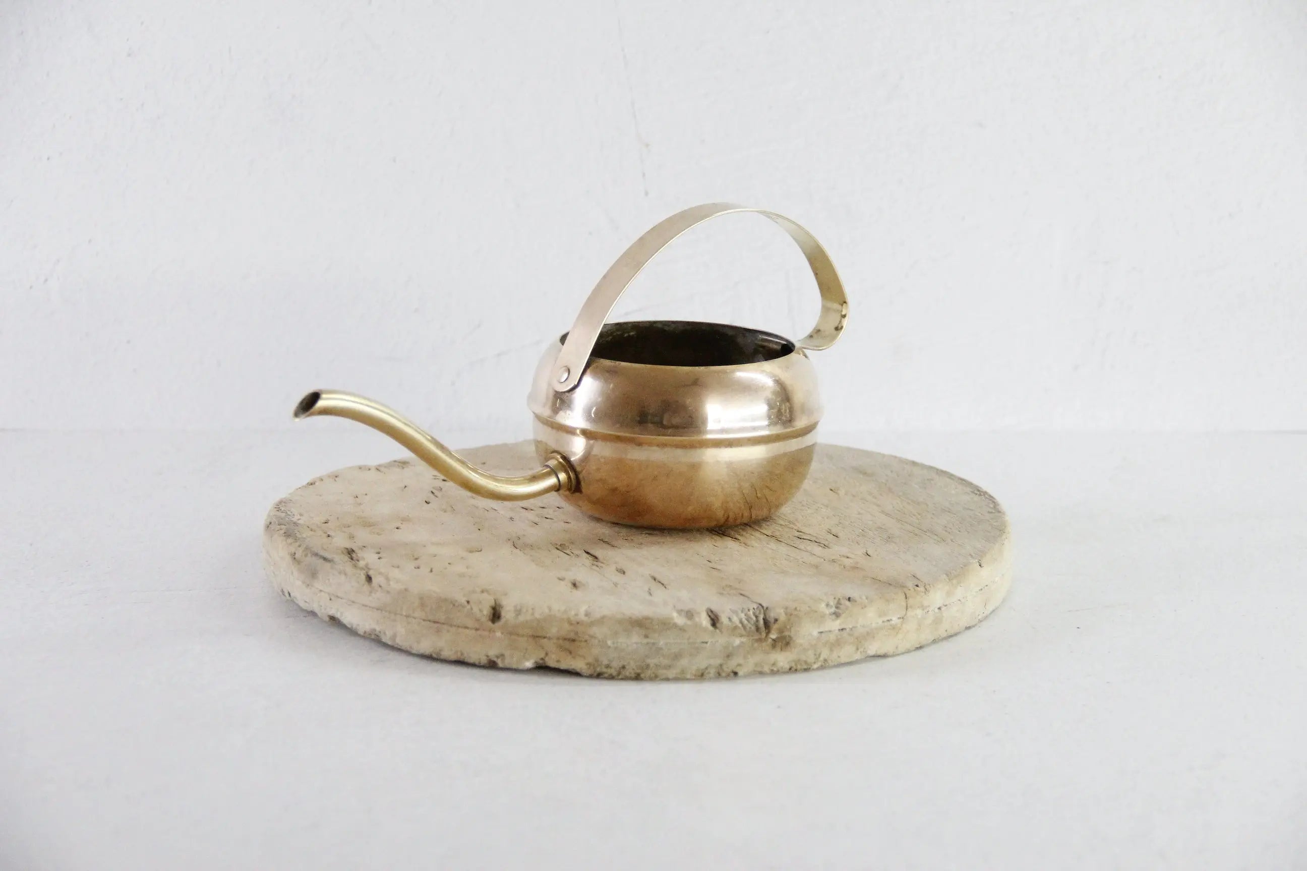 Vintage Brass Watering Can | Petite With Spout Debra Hall Lifestyle