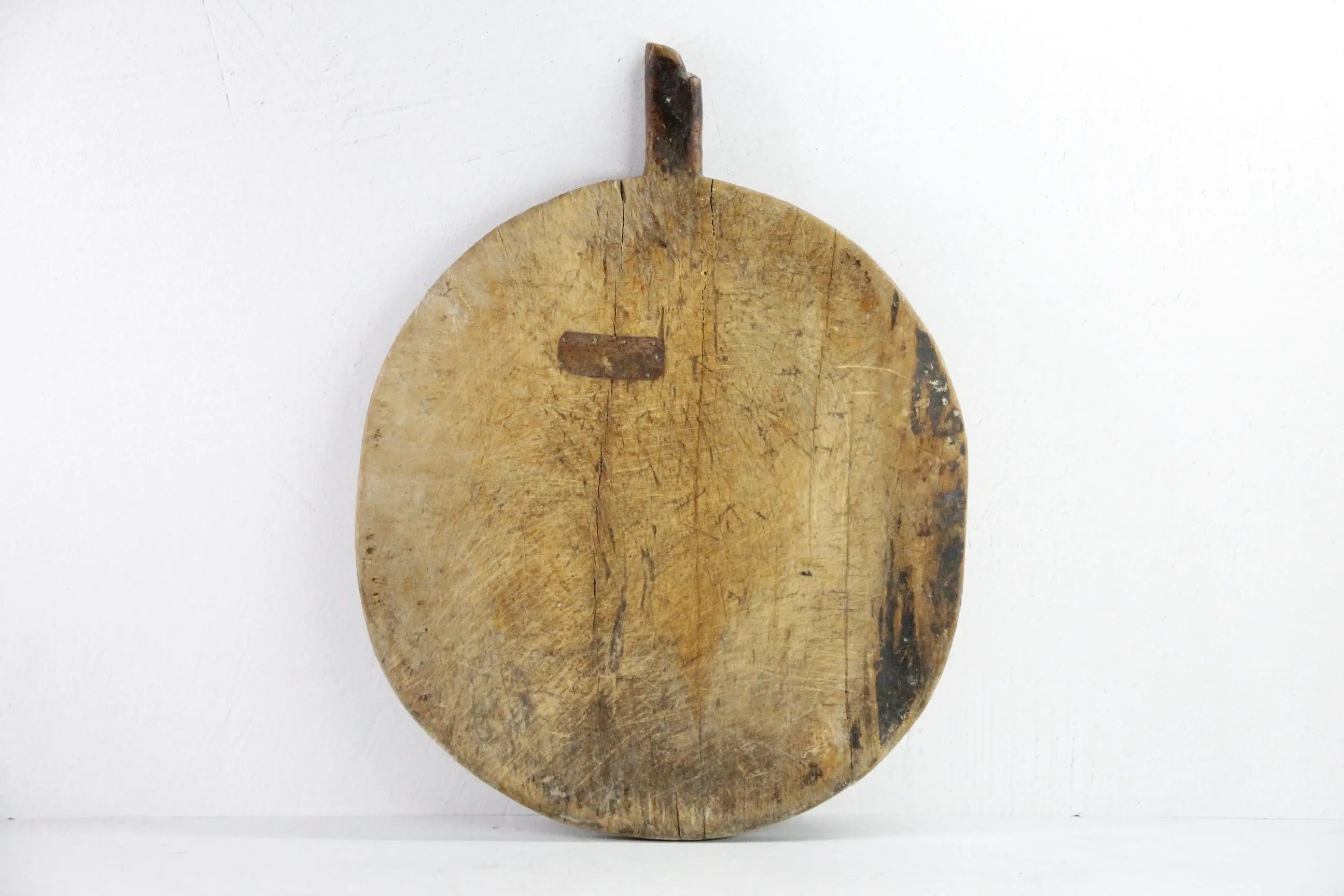 Vintage Bread Board | European Round Cutting Board Debra Hall Lifestyle