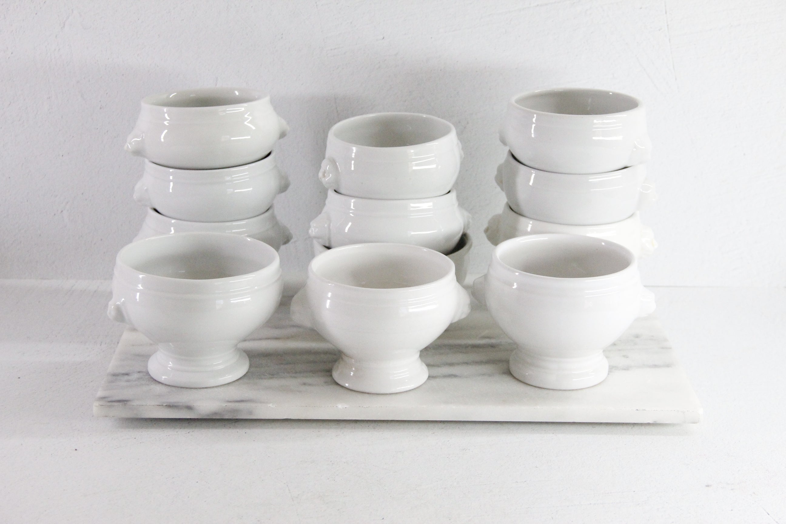 Vintage French Bowl | Lionhead Ironstone Soup Assorted Debra Hall Lifestyle