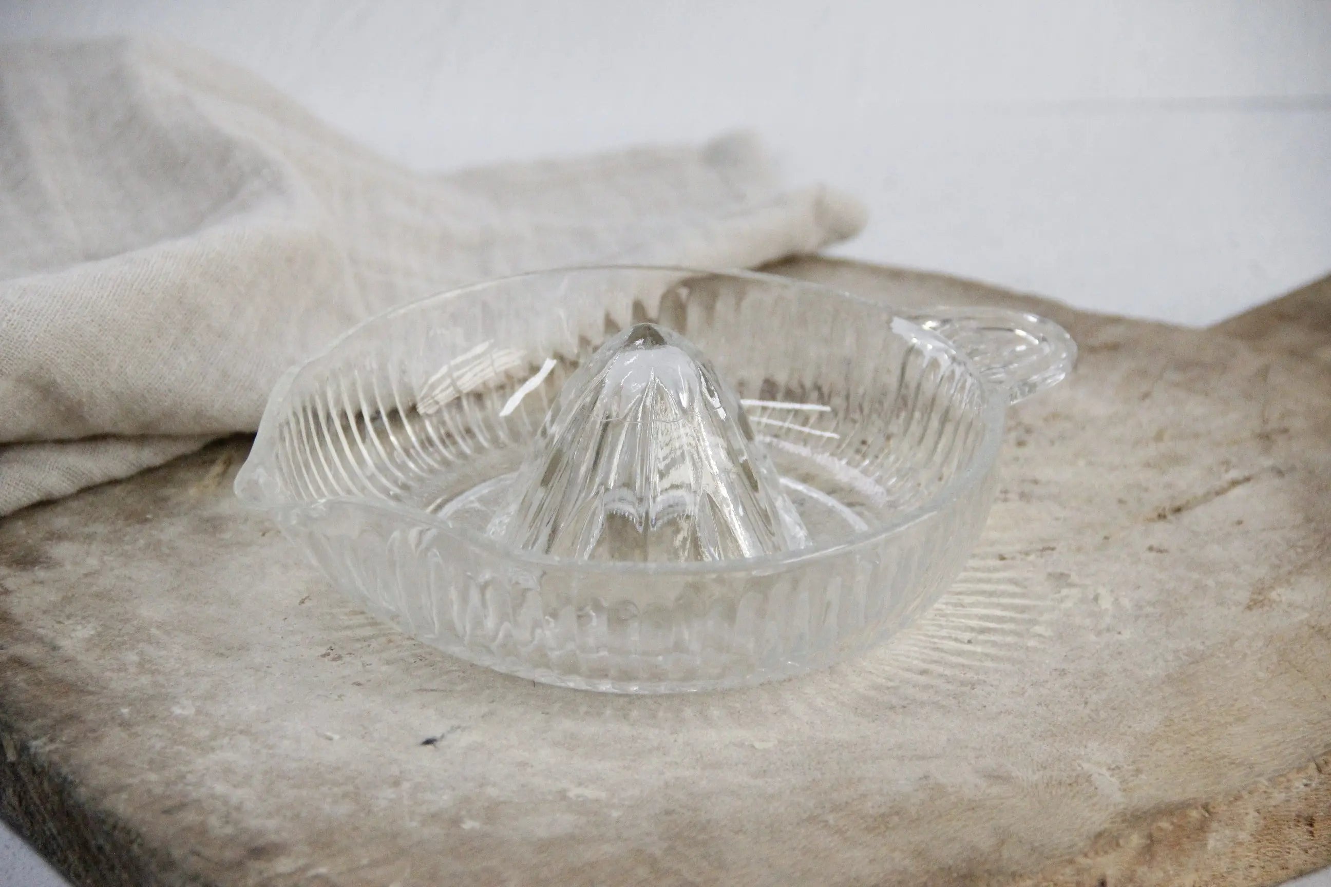 Vintage Glass Juicer Reamer-Citrus | 1930s Kitchen Decor Debra Hall Lifestyle