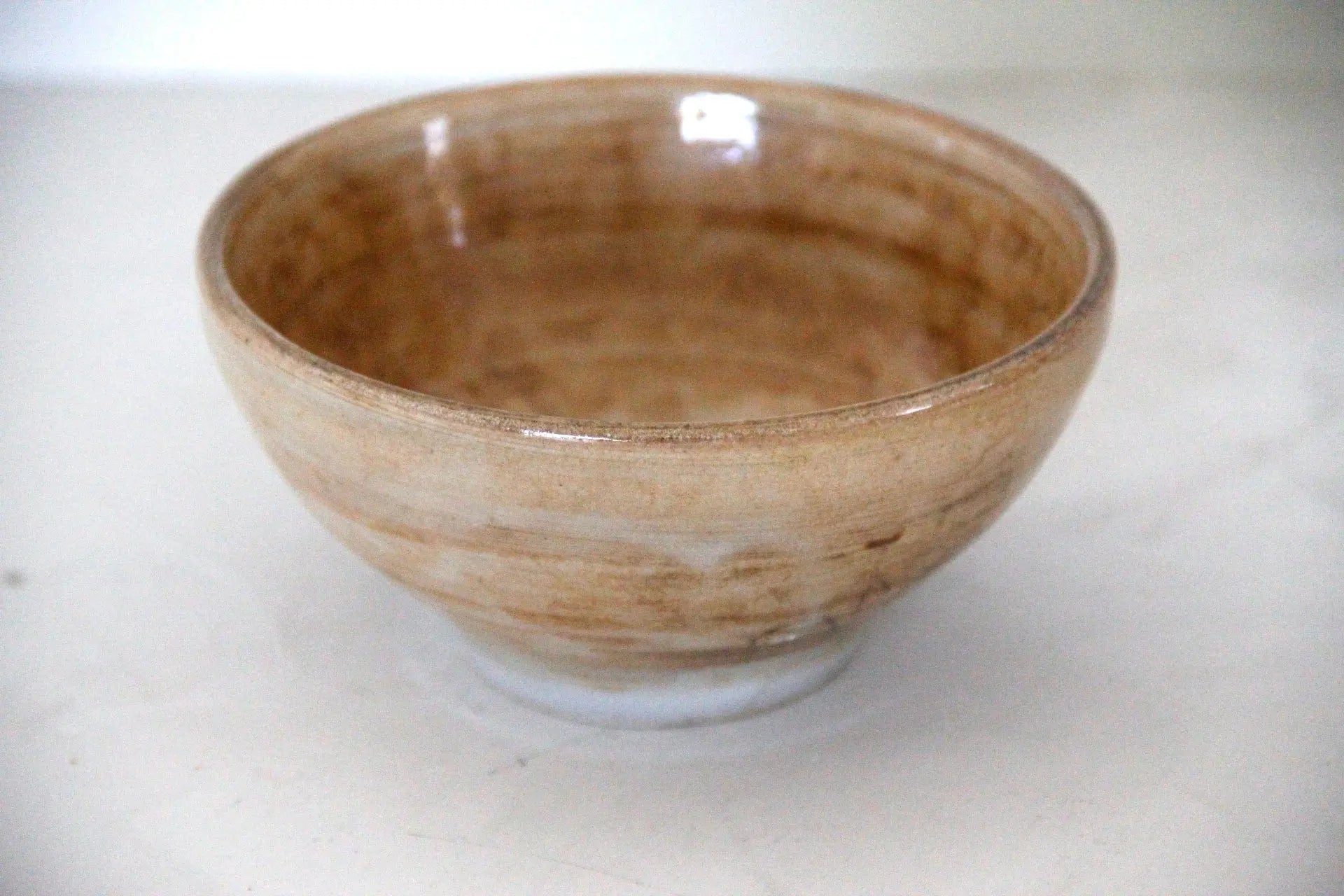 Vintage Glazed Pottery Bowl | Art Studio  Debra Hall Lifestyle