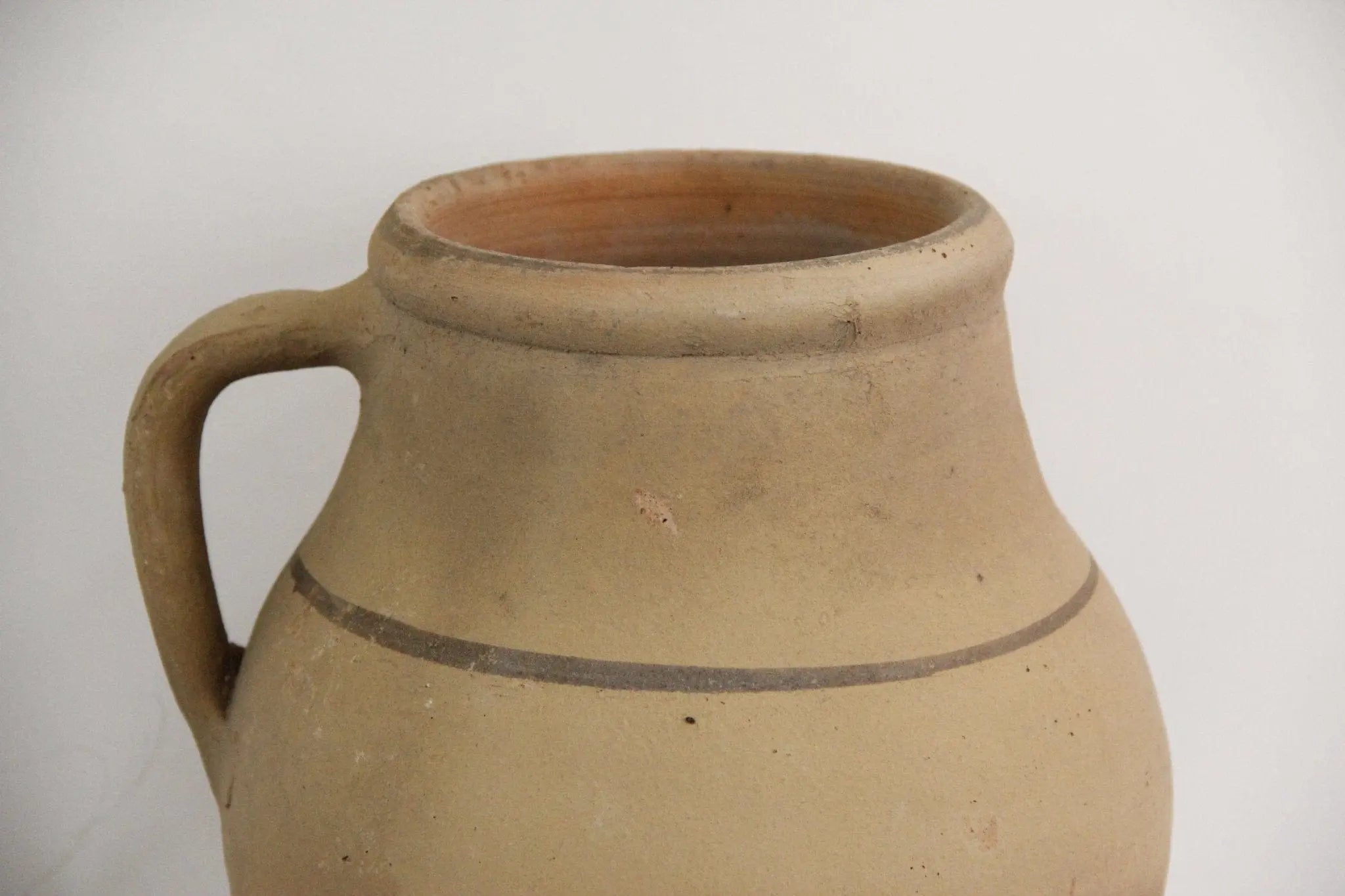 Vintage Olive Jar |  Turkish Earthenware Pot  Debra Hall Lifestyle