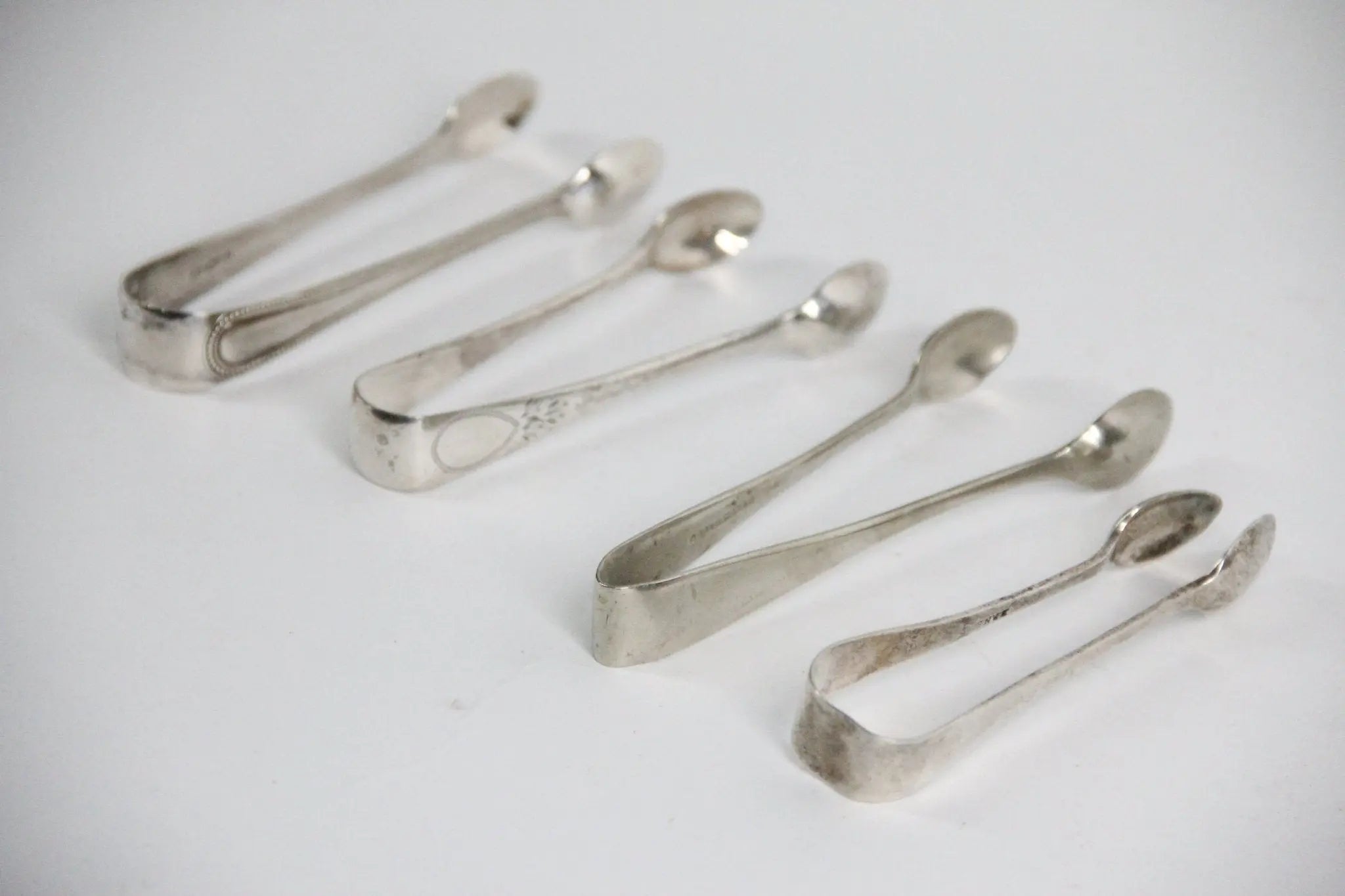 Vintage Silver Sugar Tongs | France Debra Hall Lifestyle
