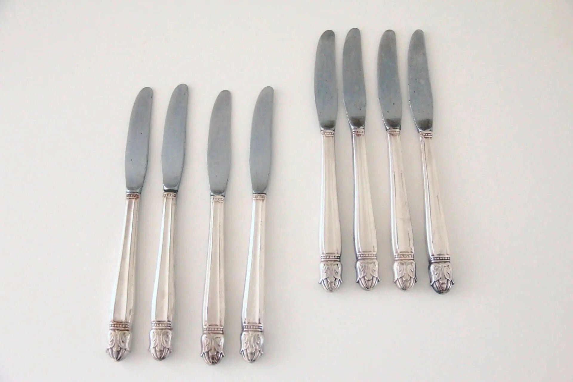 Vintage Silverplate Flatware | Knives 4 Pcs. Debra Hall Lifestyle