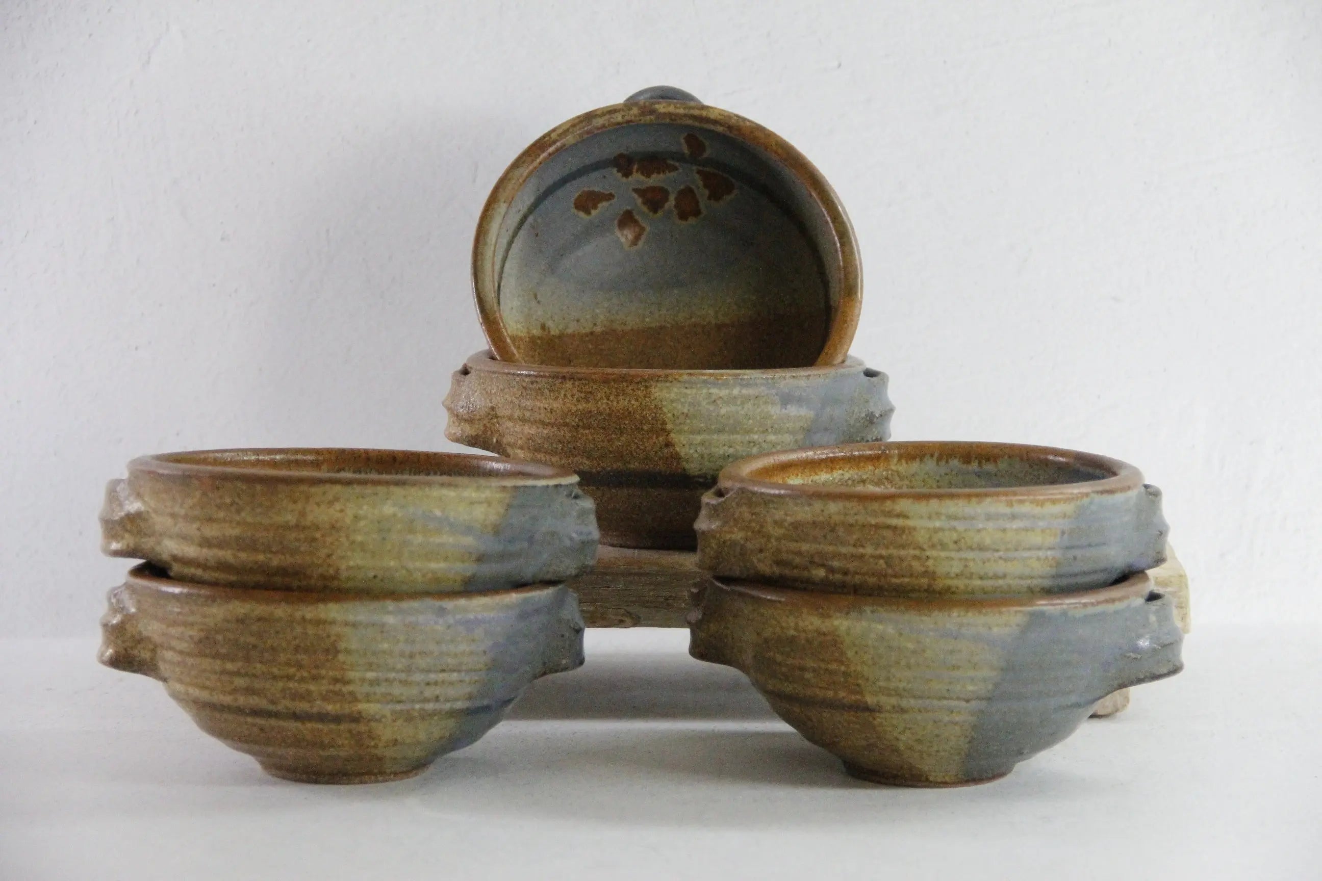 Vintage Studio Pottery Bowls | Set of Two Hand Thrown Debra Hall Lifestyle