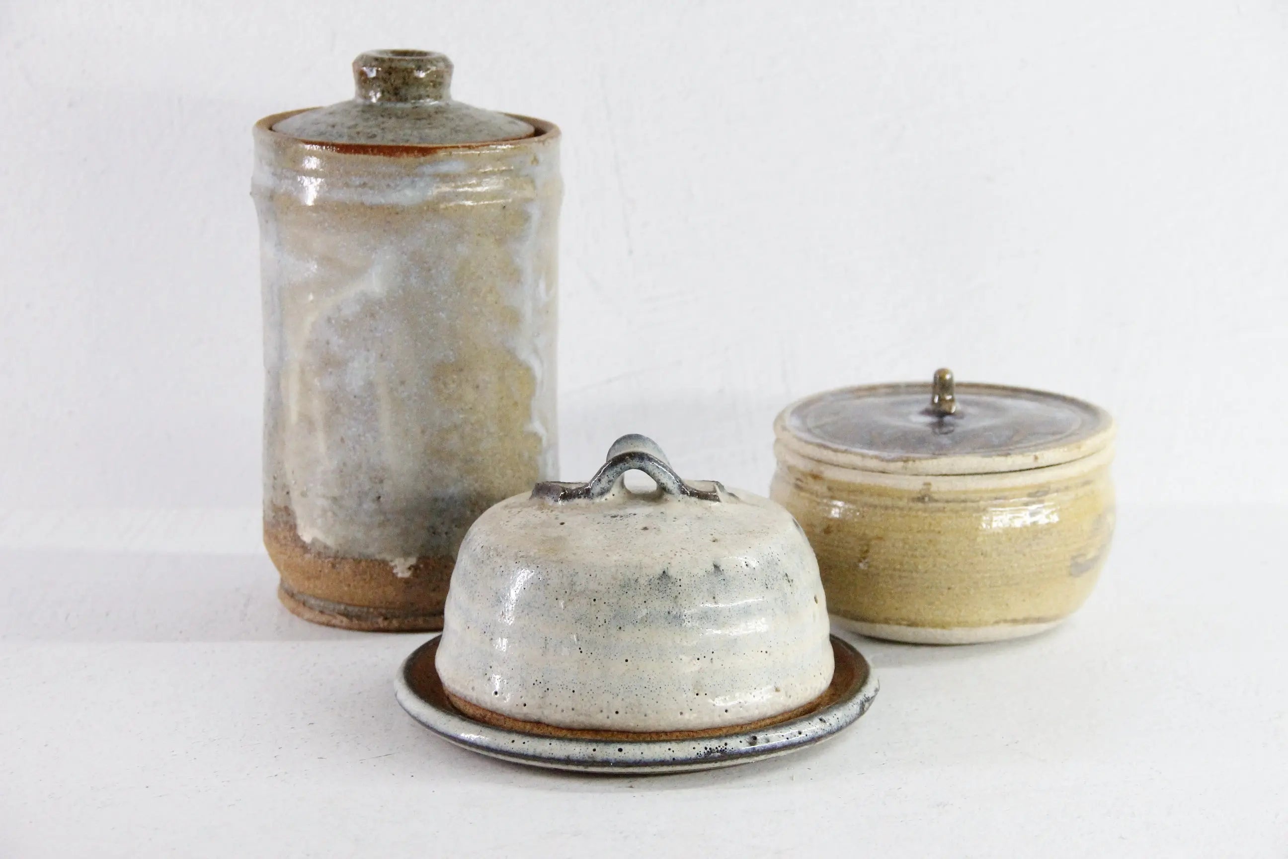 Vintage Studio Pottery Lidded | Assorted Handmade Vessels Debra Hall Lifestyle