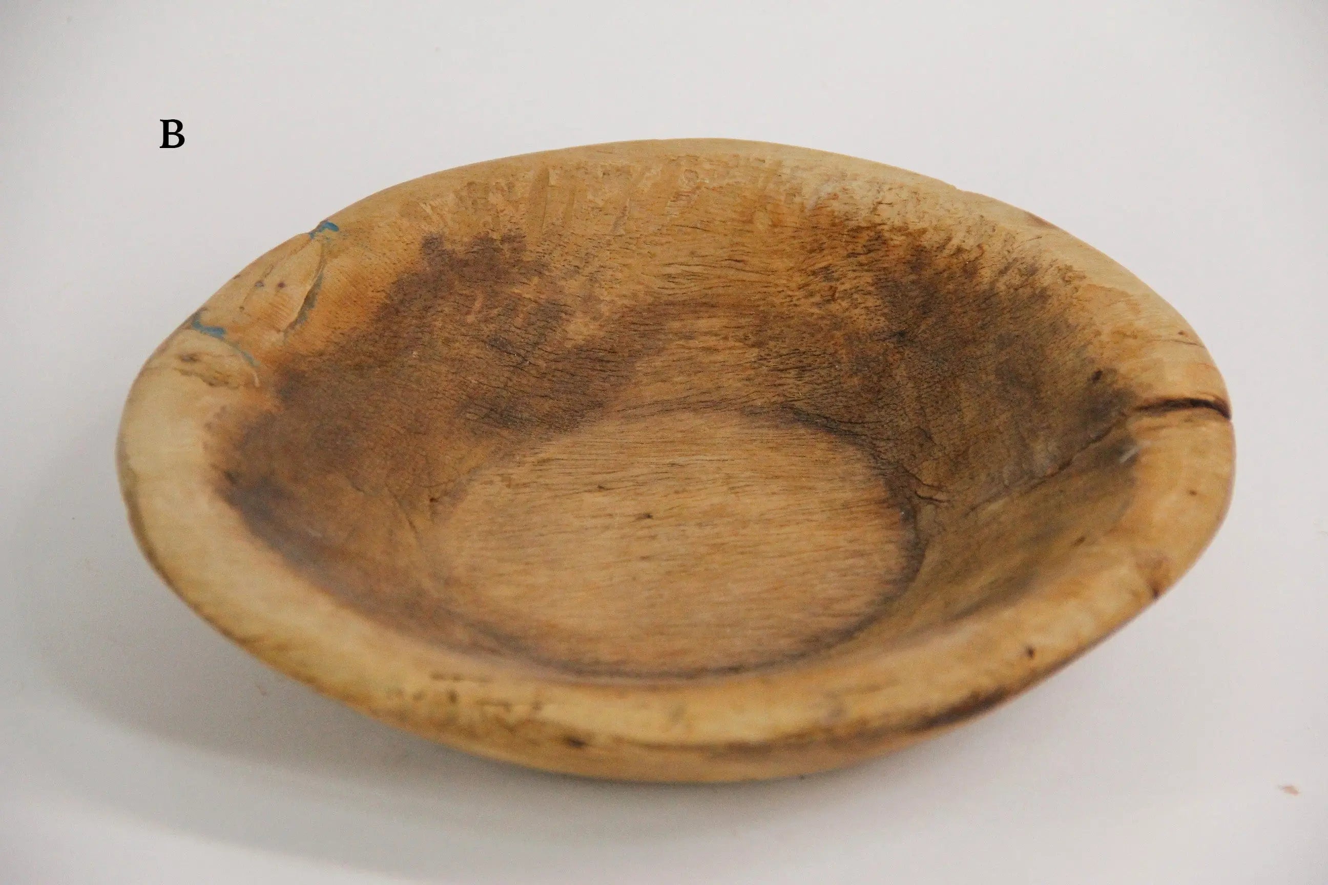 Vintage Wood Bowl | Medium Dough Bowl  Debra Hall Lifestyle