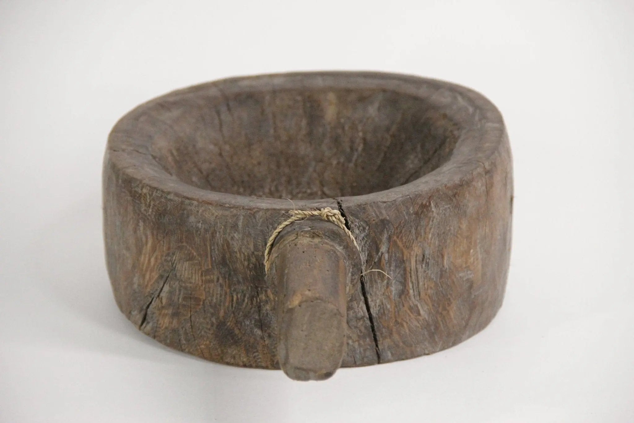 Vintage Wood Bowl | Mortar Debra Hall Lifestyle
