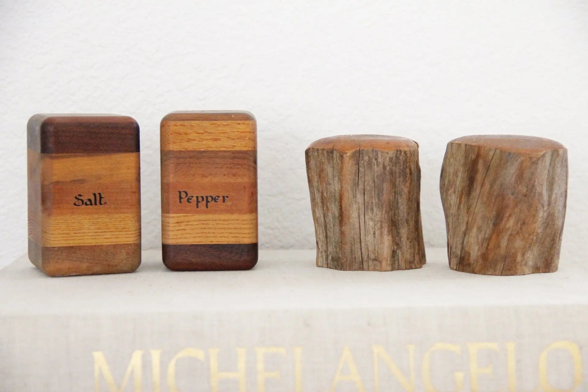 Vintage Wood Pepper Mill & Salt Shaker Sets | Pair Debra Hall Lifestyle