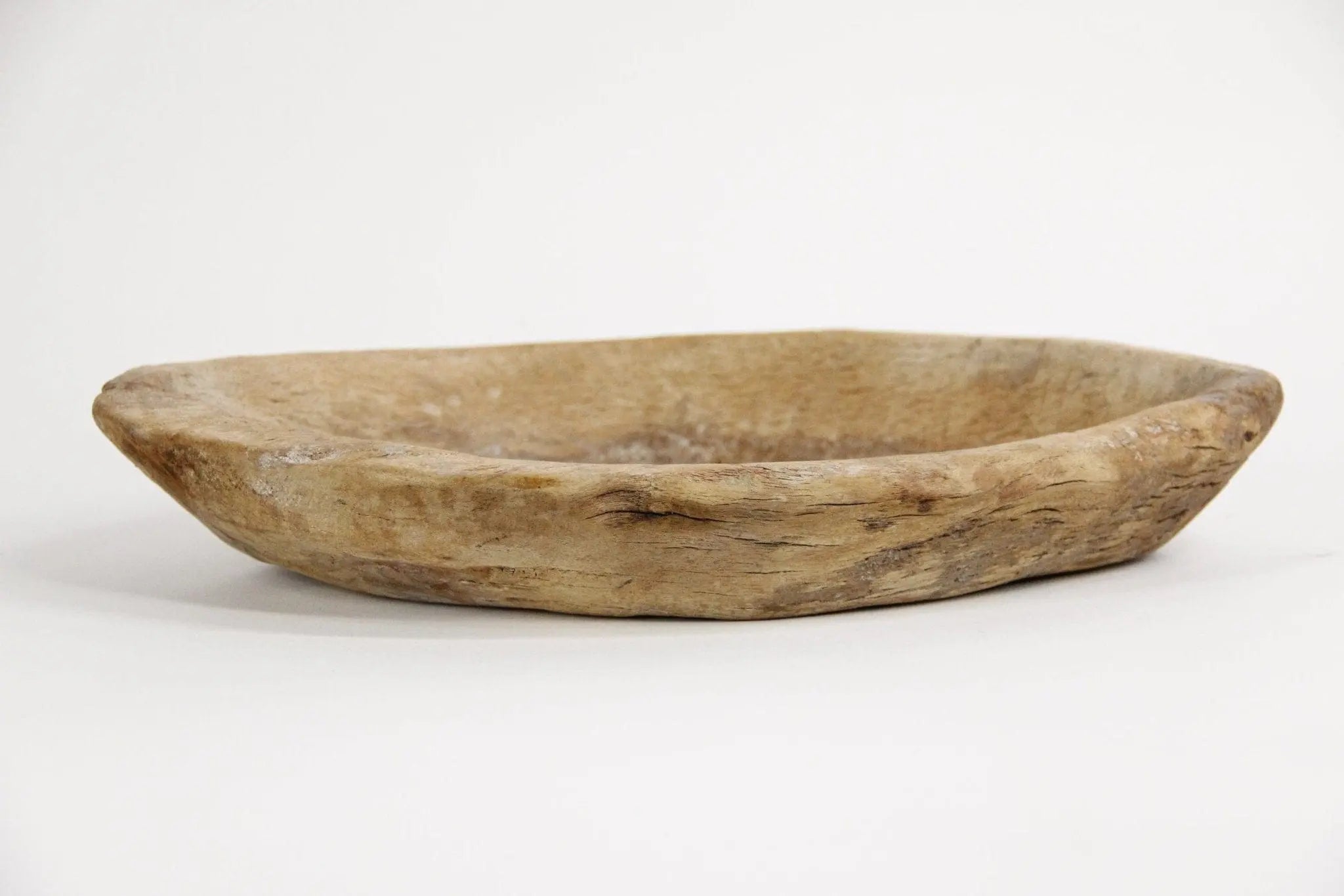 Vintage Wooden Bowl |  Oblong Patched Tray  Debra Hall Lifestyle