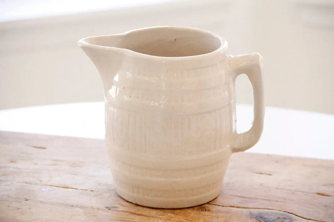 White Pottery Pitcher | Serveware  Debra Hall Lifestyle