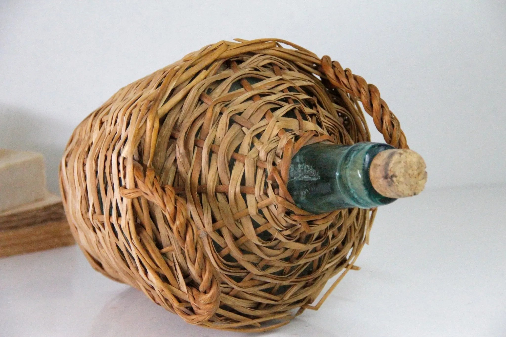 Wicker Bottle | Antique Demi-John  Debra Hall Lifestyle