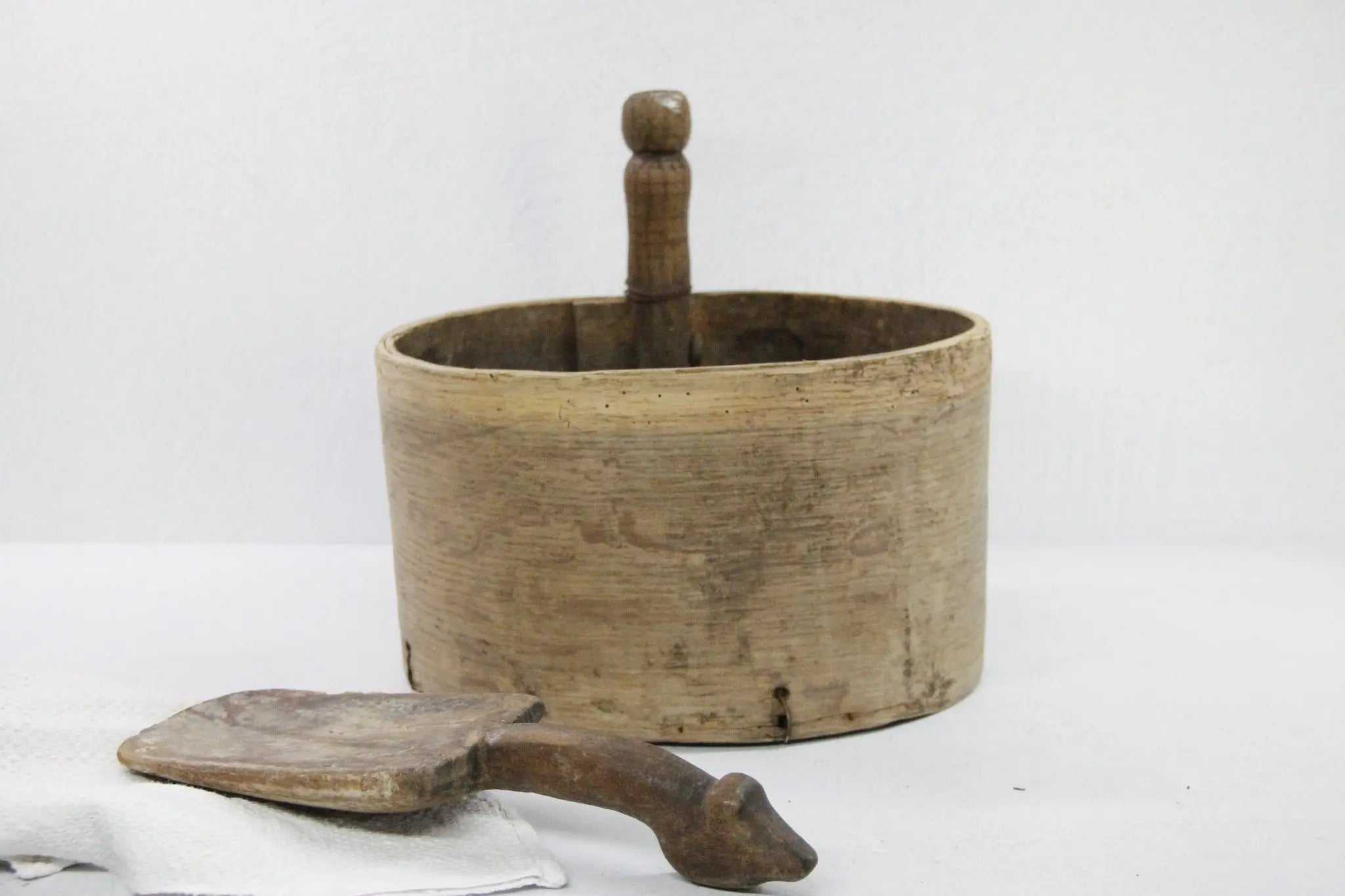 Wooden Cheese Mold | Antique Hungarian Debra Hall Lifestyle